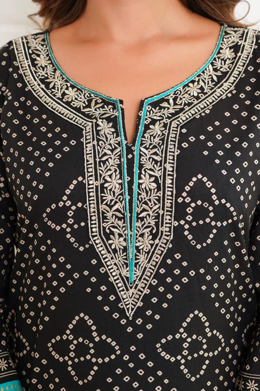 BANDANI MUL COTTON DUPATTA SET HOA077