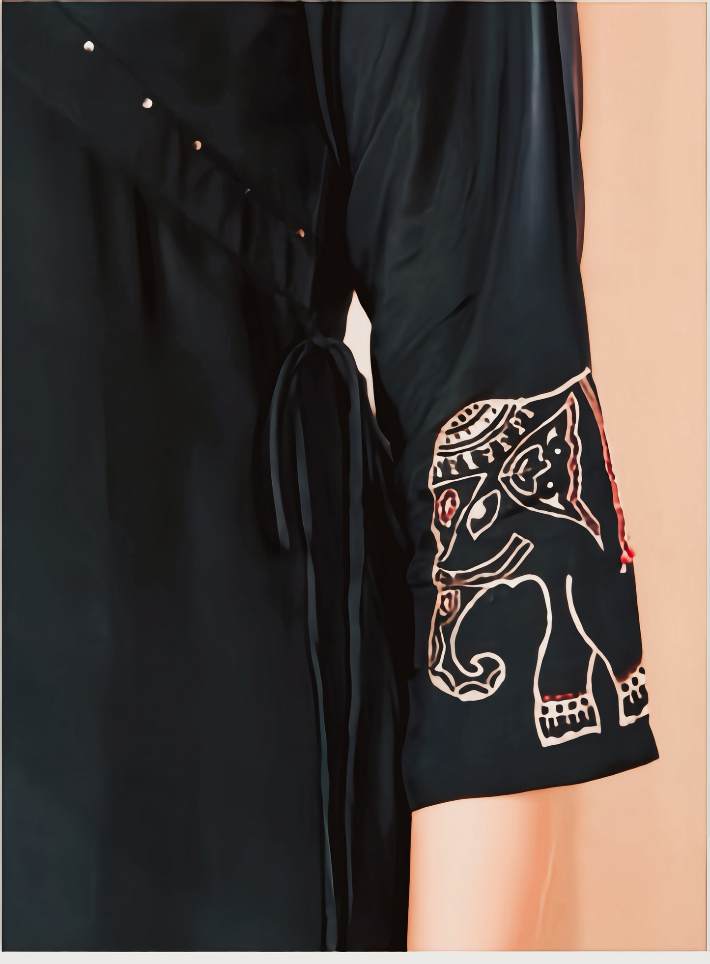 Beautiful Royal Elephant Print Kurti HOA011