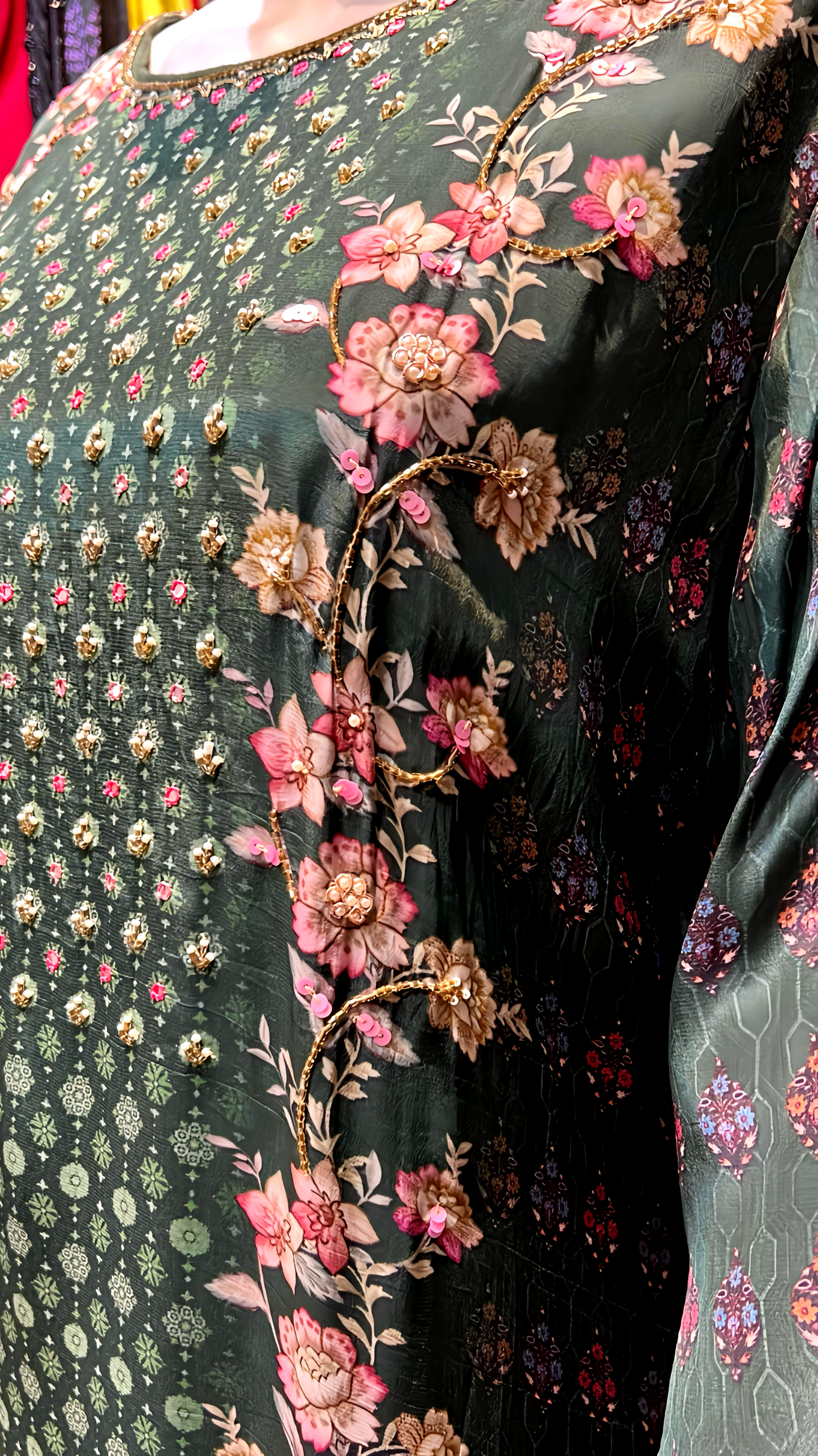 PRIYANSHI CHINNON DUPATTA SET HOA0184