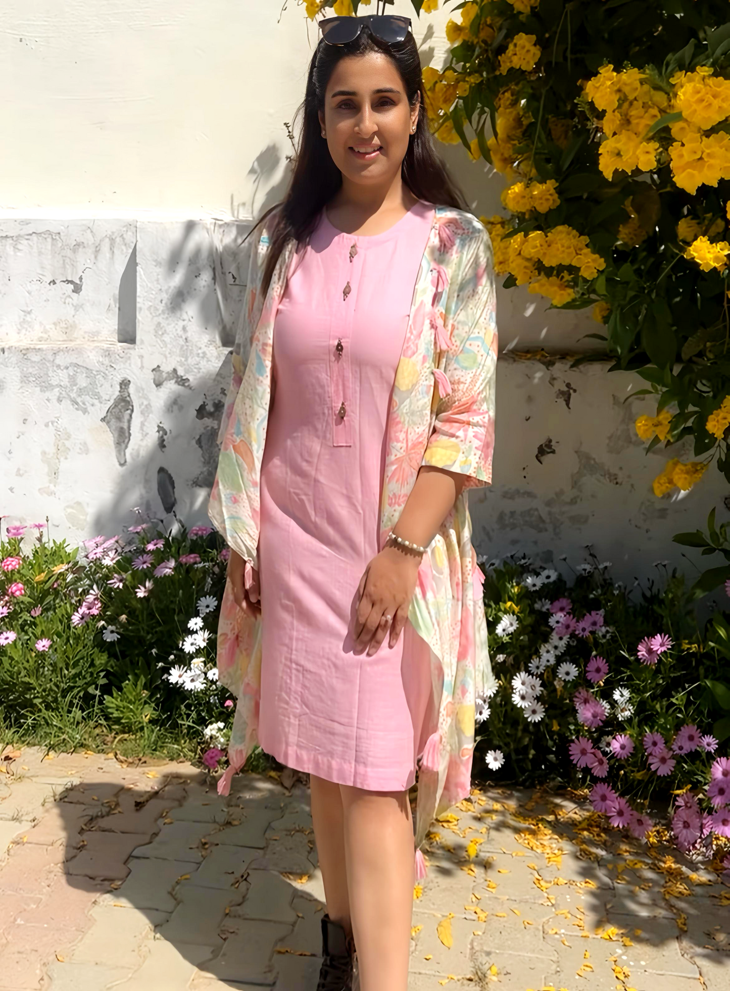 Cute Butterfly Frock With Pockets HOA013