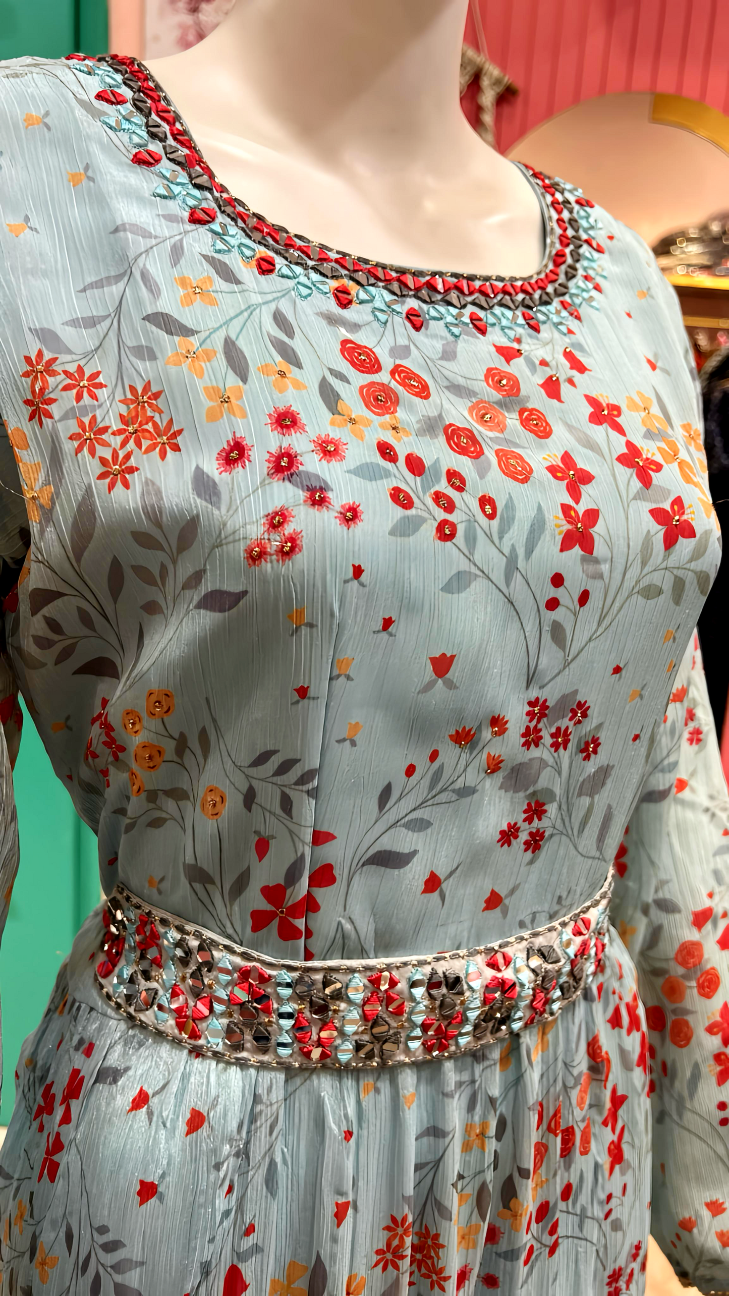 RHIMJHIM Gown with Handwork Detailing HOA0196