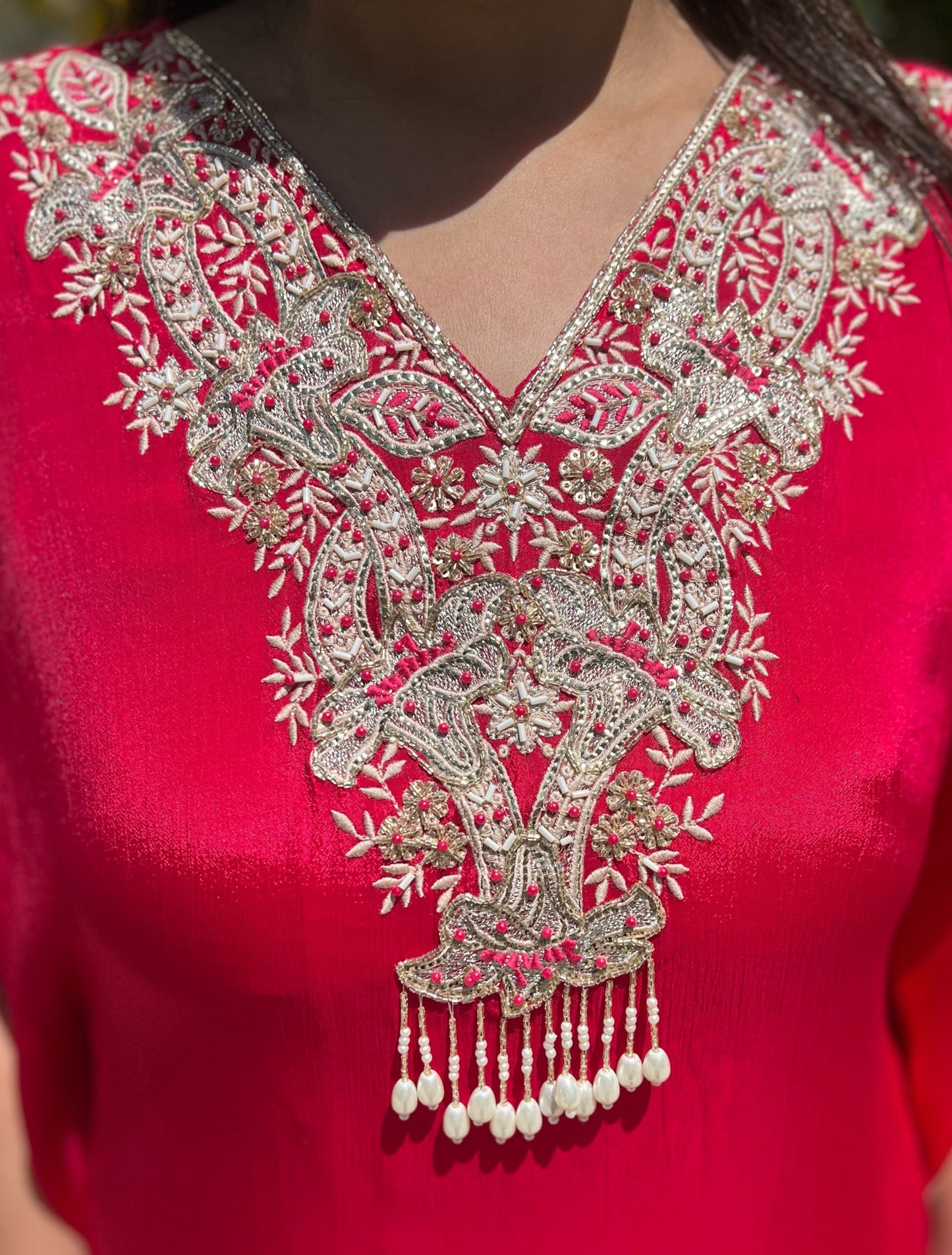 Stylish Partywear Kaftaan HOA051