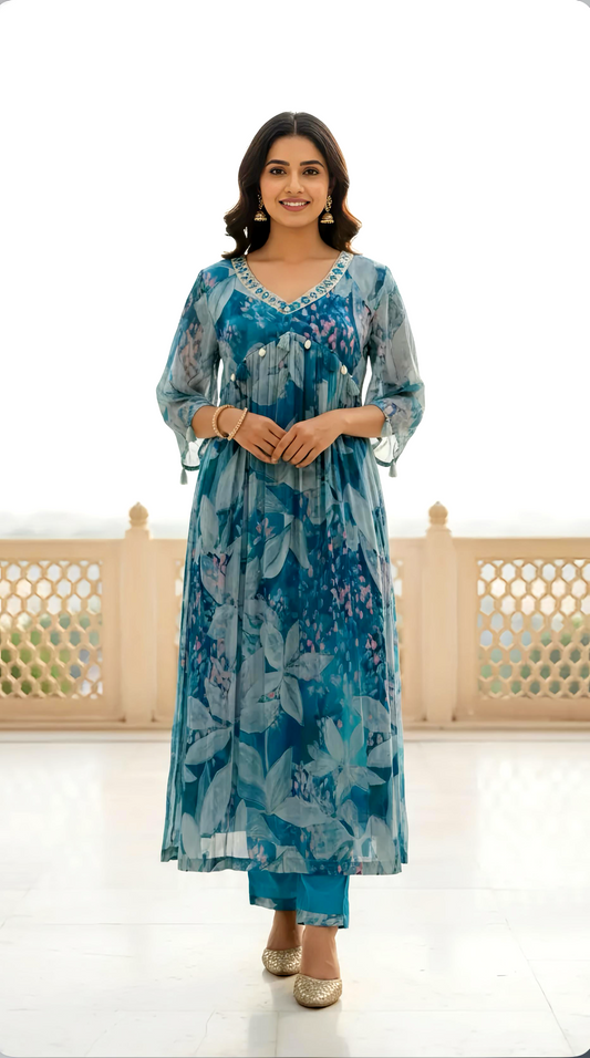 ALIYA KURTA PANTS HOA0199