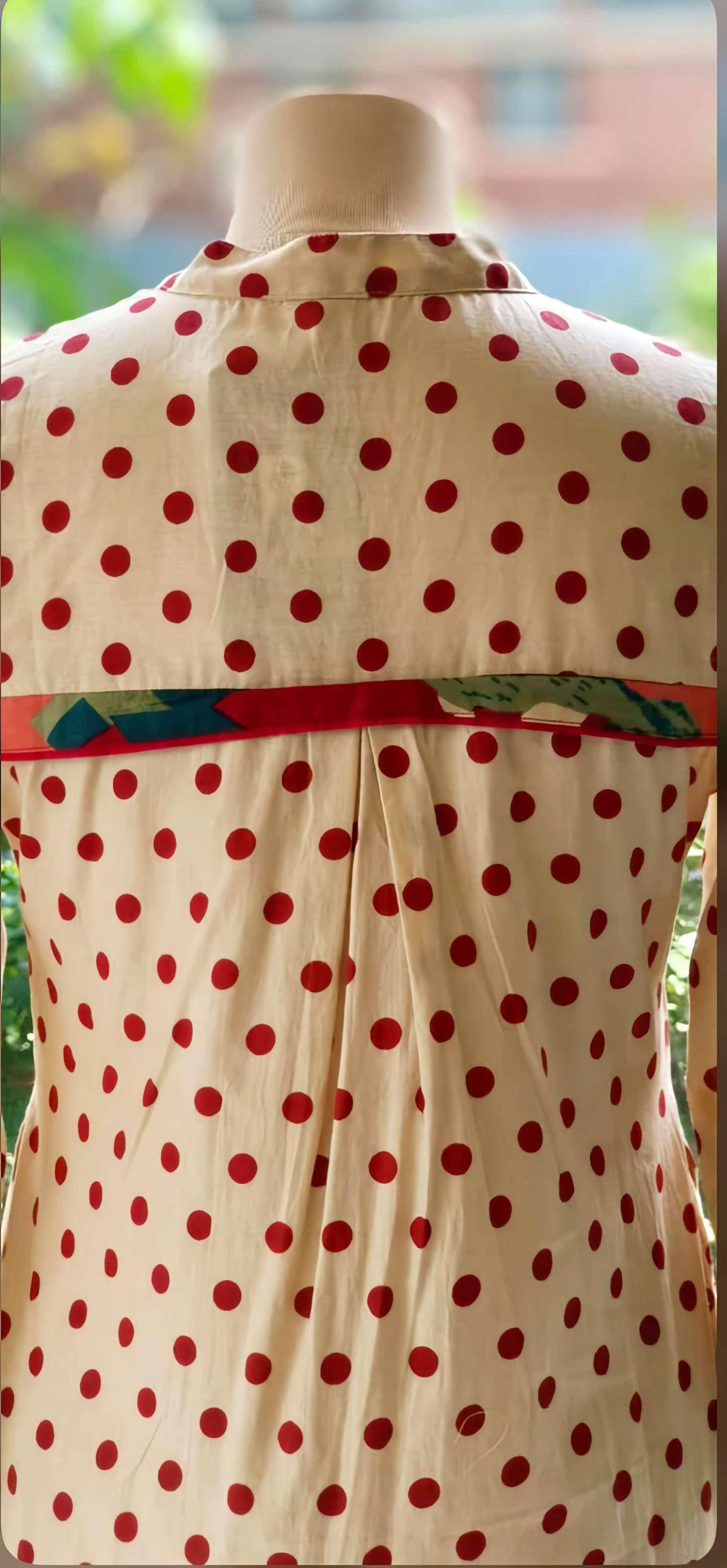 RETRO POLKA MUL COTTON FULL SUIT HOA0202