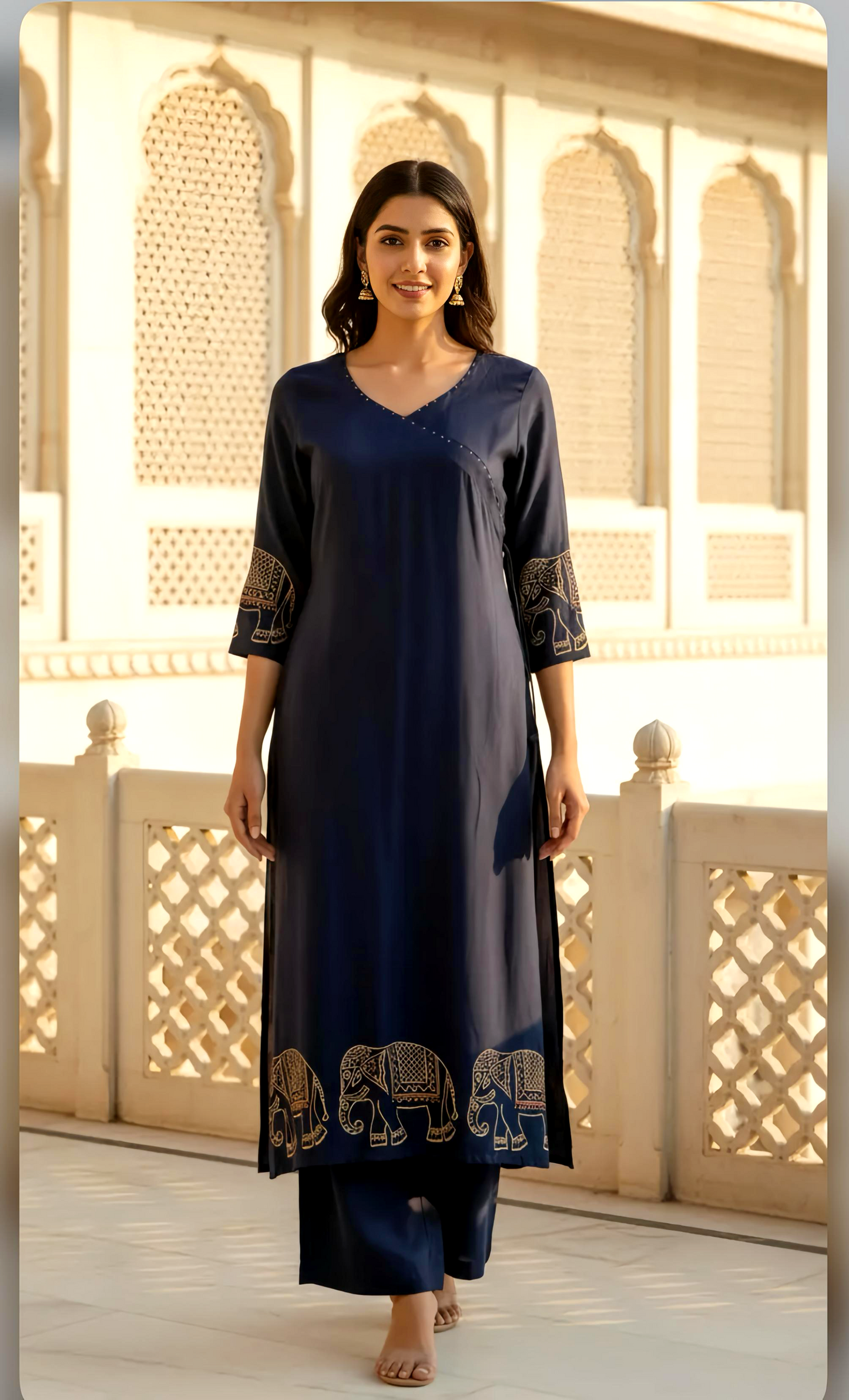 PREMIUM MUGHAL KURTA PANTS HOA068
