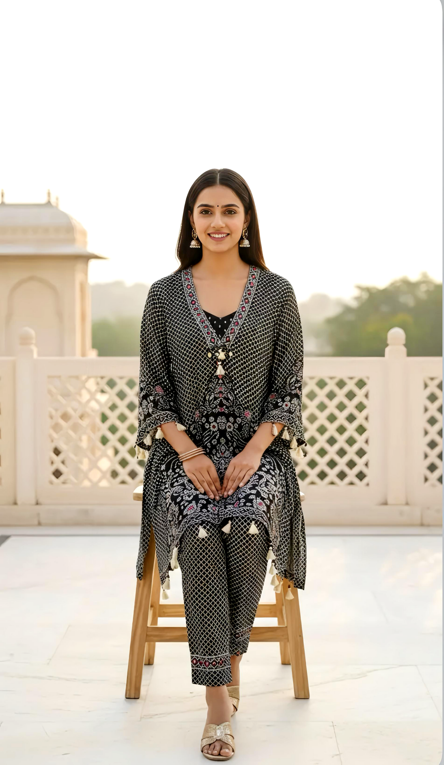 RAAGA PURE GEORGETTE CO-RS SET HOA0204