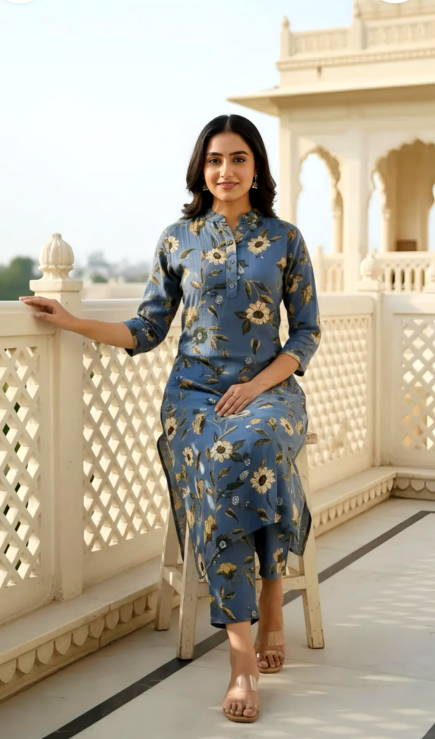 MUL PLUS SIZE KURTA PANTS HOA0165