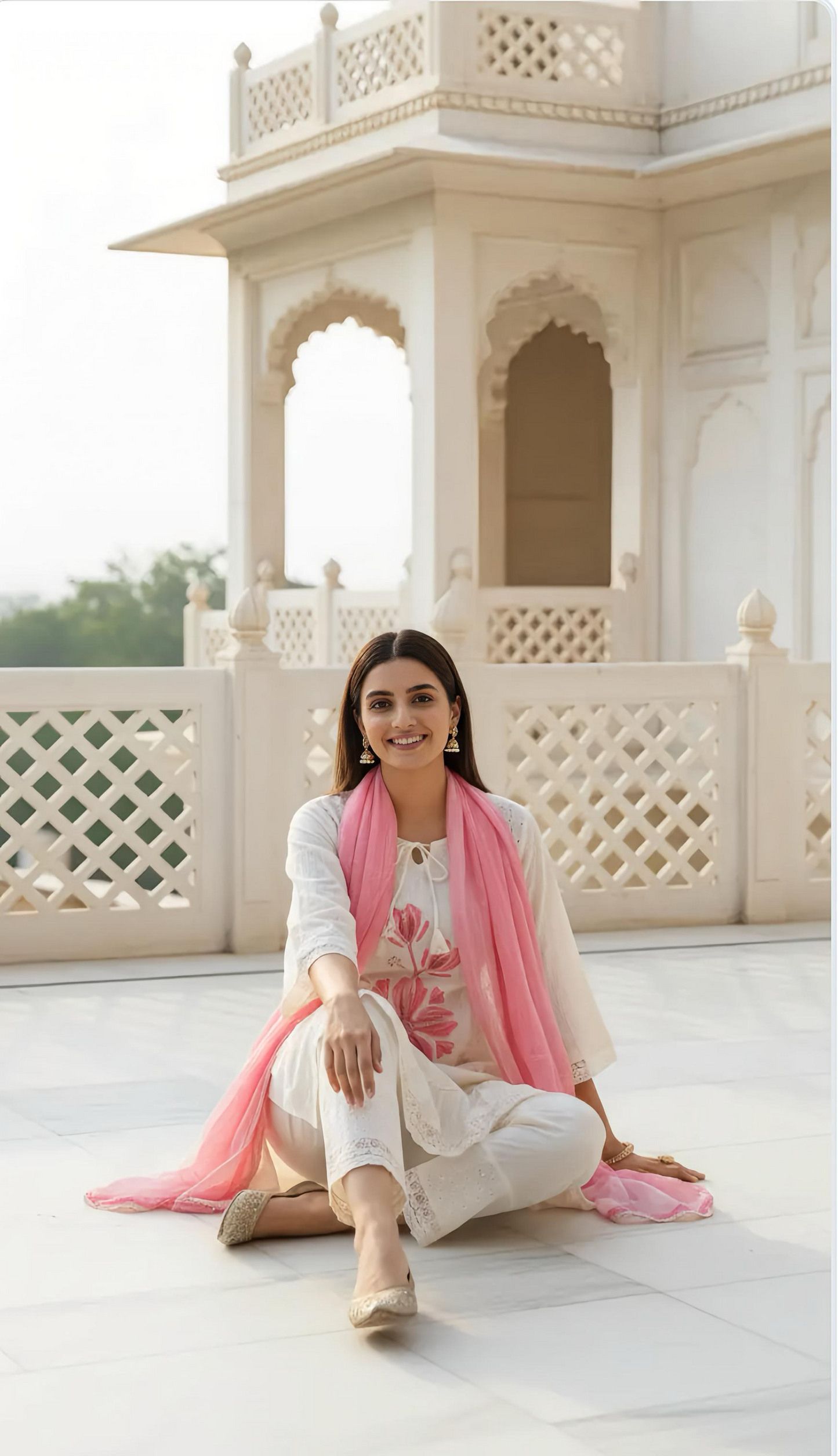 STYLISH MUL COTTON DUPATTA SET HOA0173