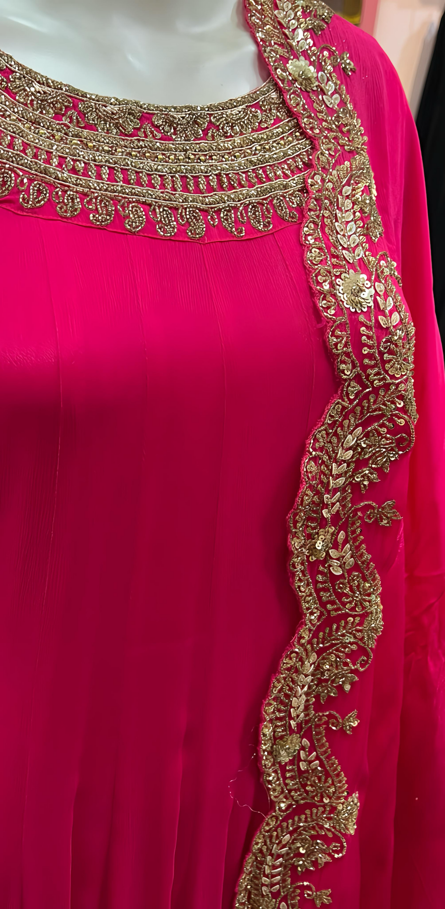 SAHIBA DESIGNER HAND EMBROIDERY GOWN HOA0163