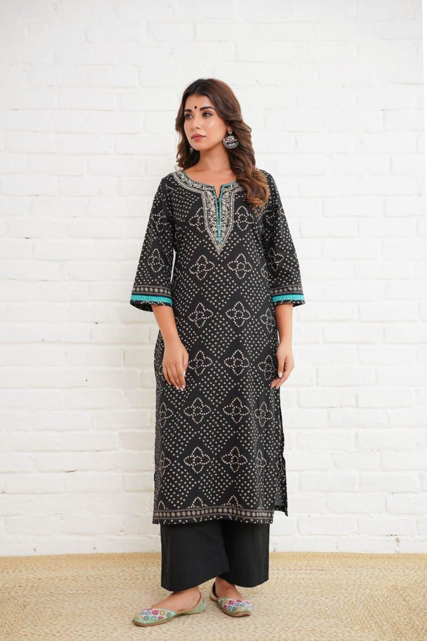 BANDANI MUL COTTON DUPATTA SET HOA077