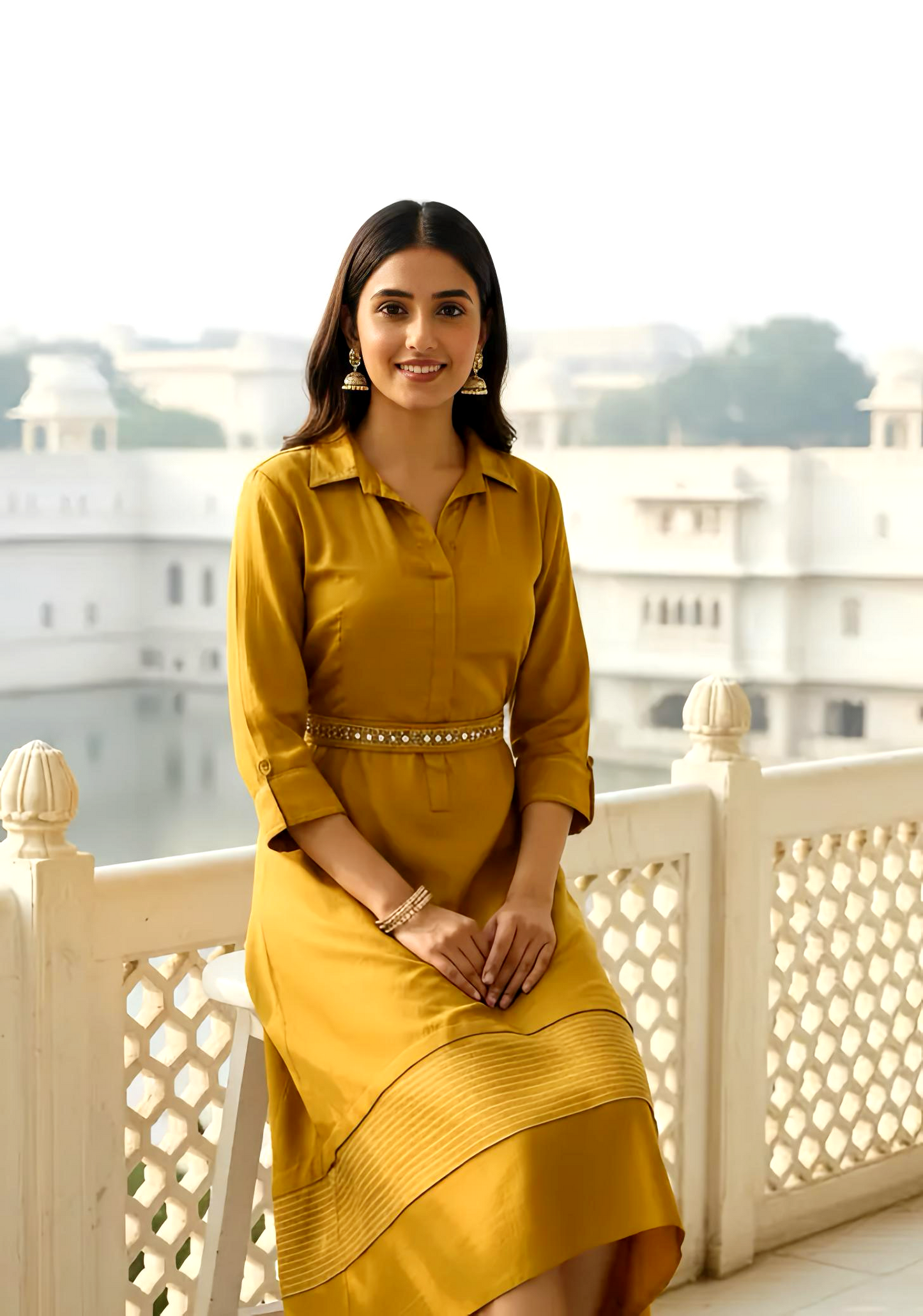 PAREENITI UPSIDE DOWN SKIRT HOA0178