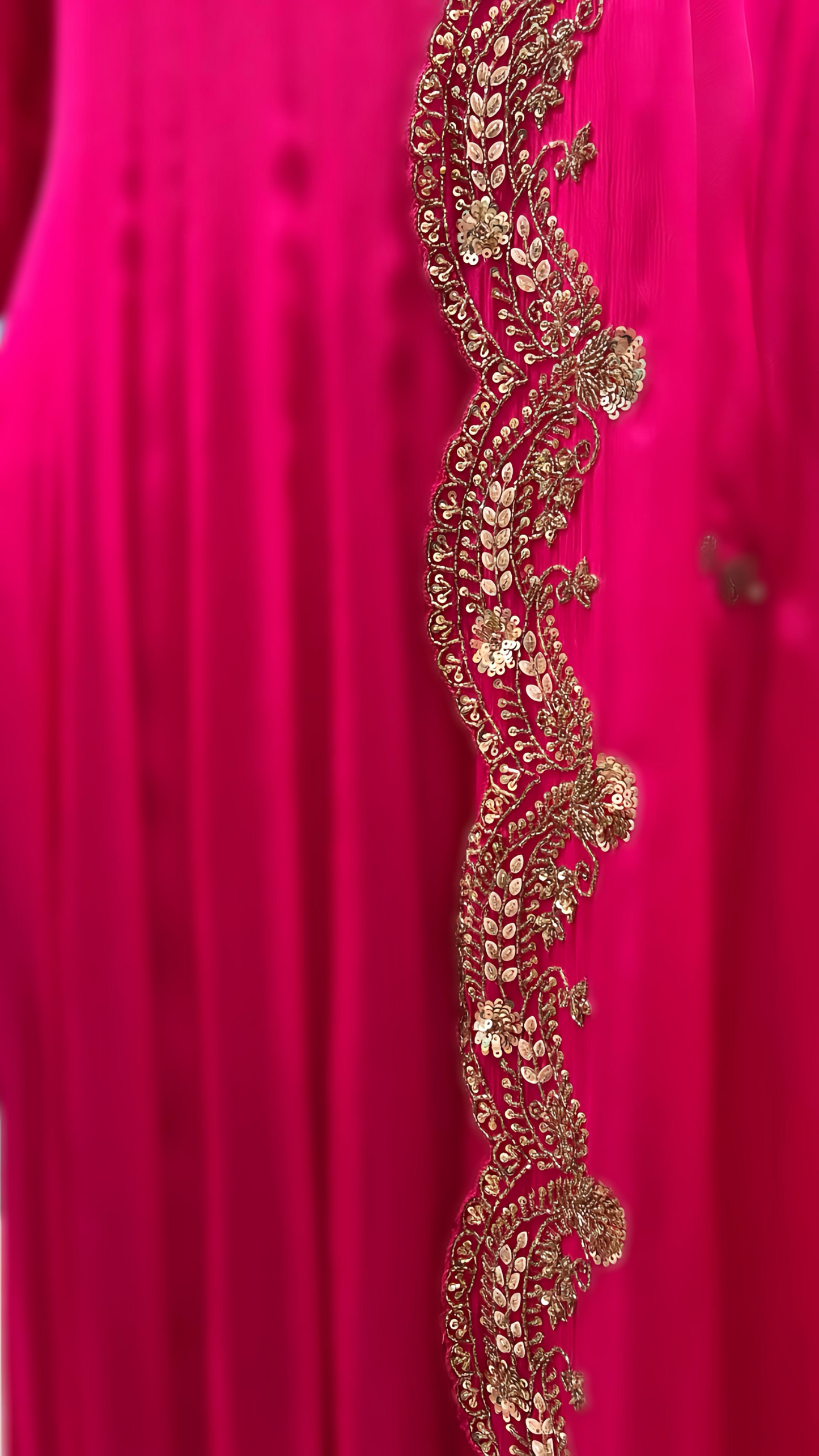 SAHIBA DESIGNER HAND EMBROIDERY GOWN HOA0163