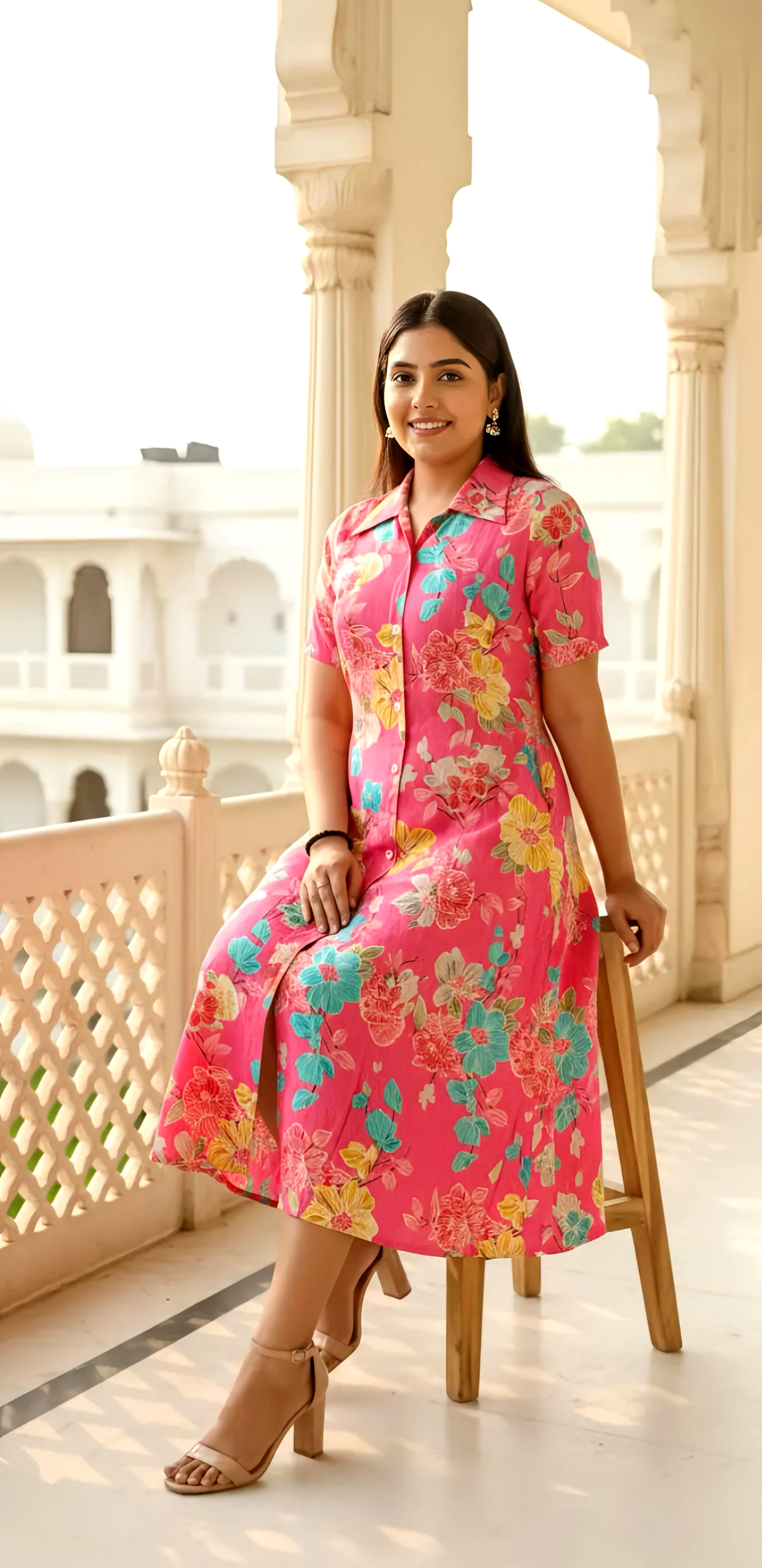 Beautiful Frock With Pockets HOA037