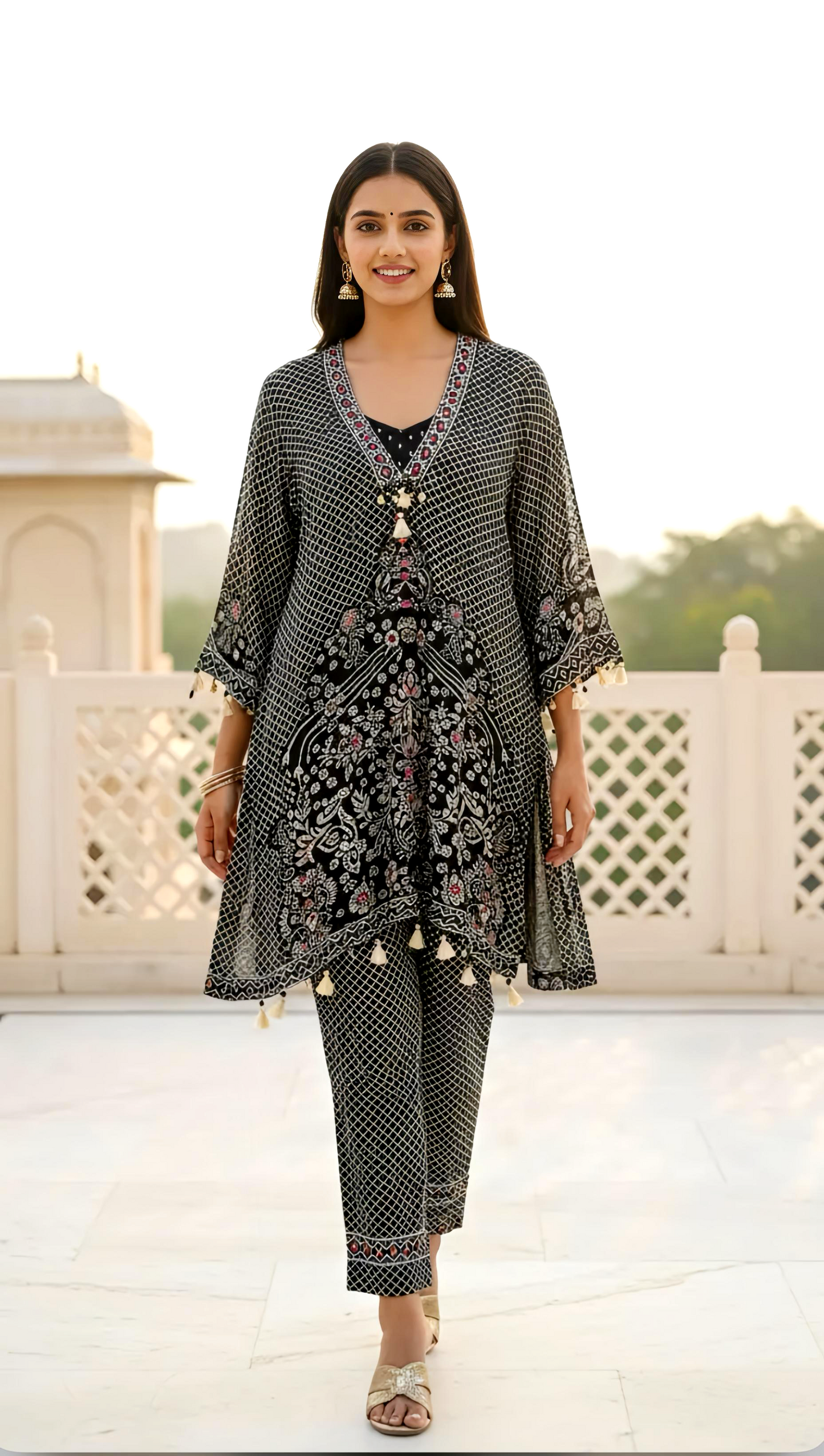 RAAGA PURE GEORGETTE CO-RS SET HOA0204