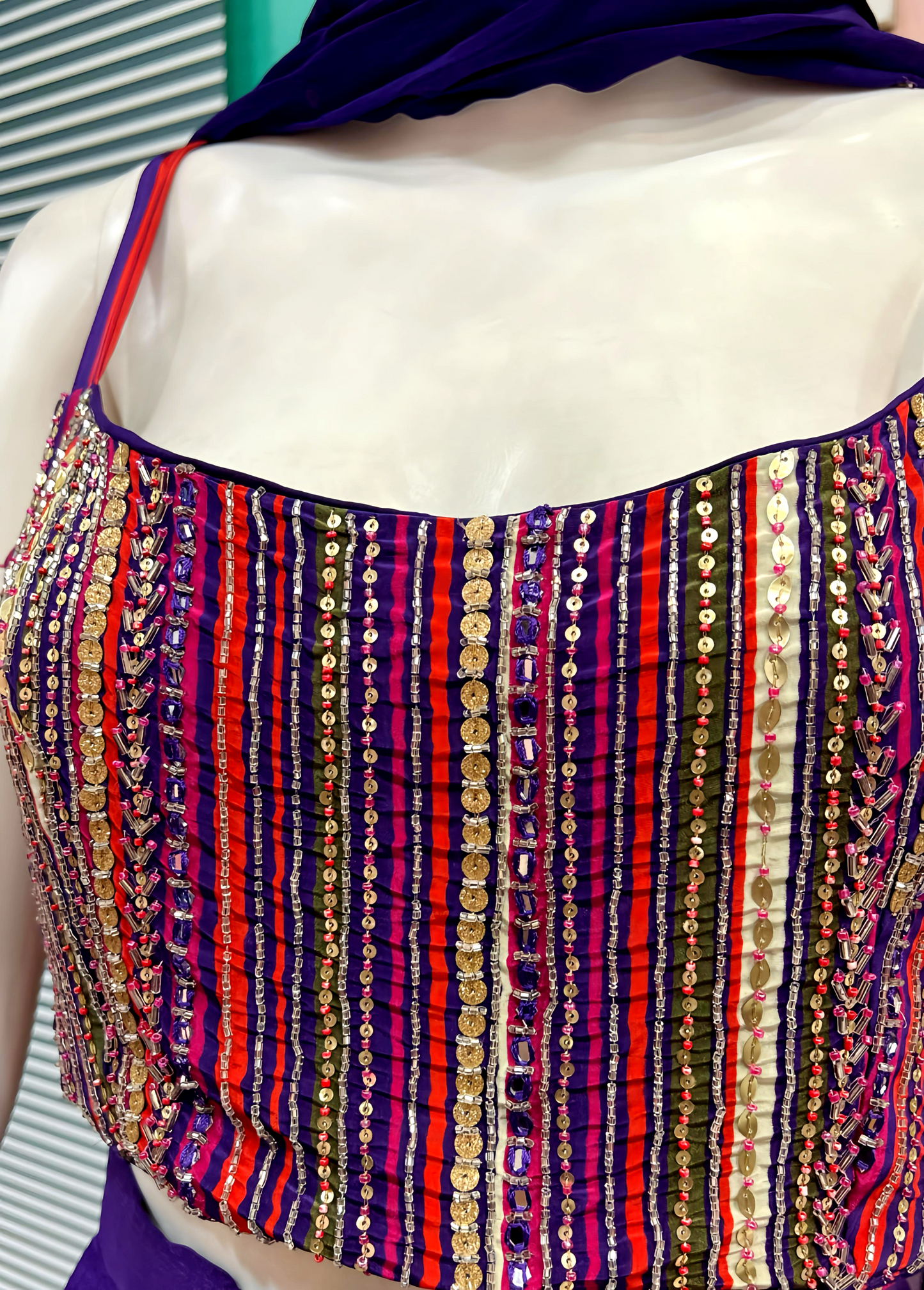 MERMAID DRAPE SKIRT SET HOA0185