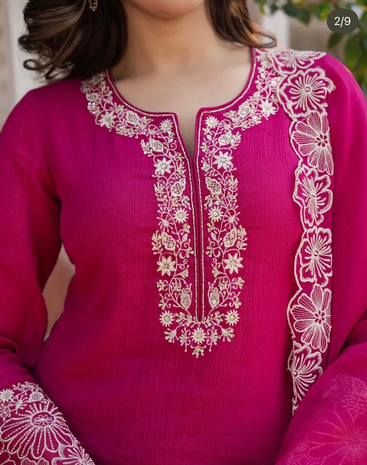 CRINLE TEXTURED PAKISTANI SUIT HOA0225