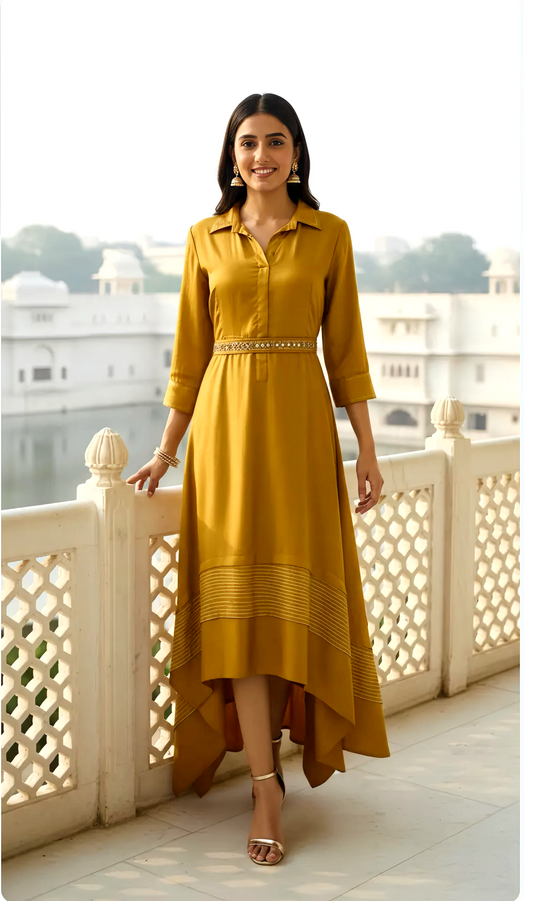 PAREENITI UPSIDE DOWN SKIRT HOA0178