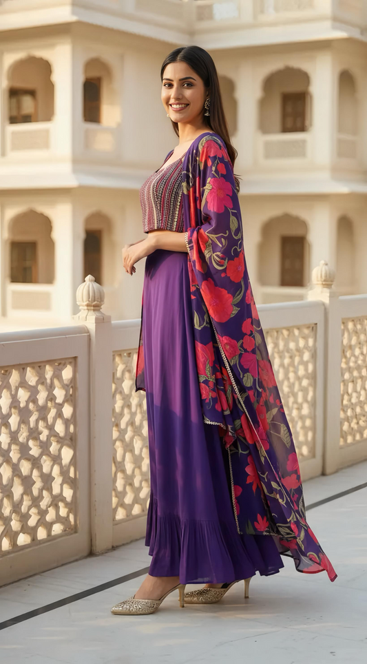 BEACH PARTY OUTFIT WITH PLEATED MERMAID SKIRT HOA0103