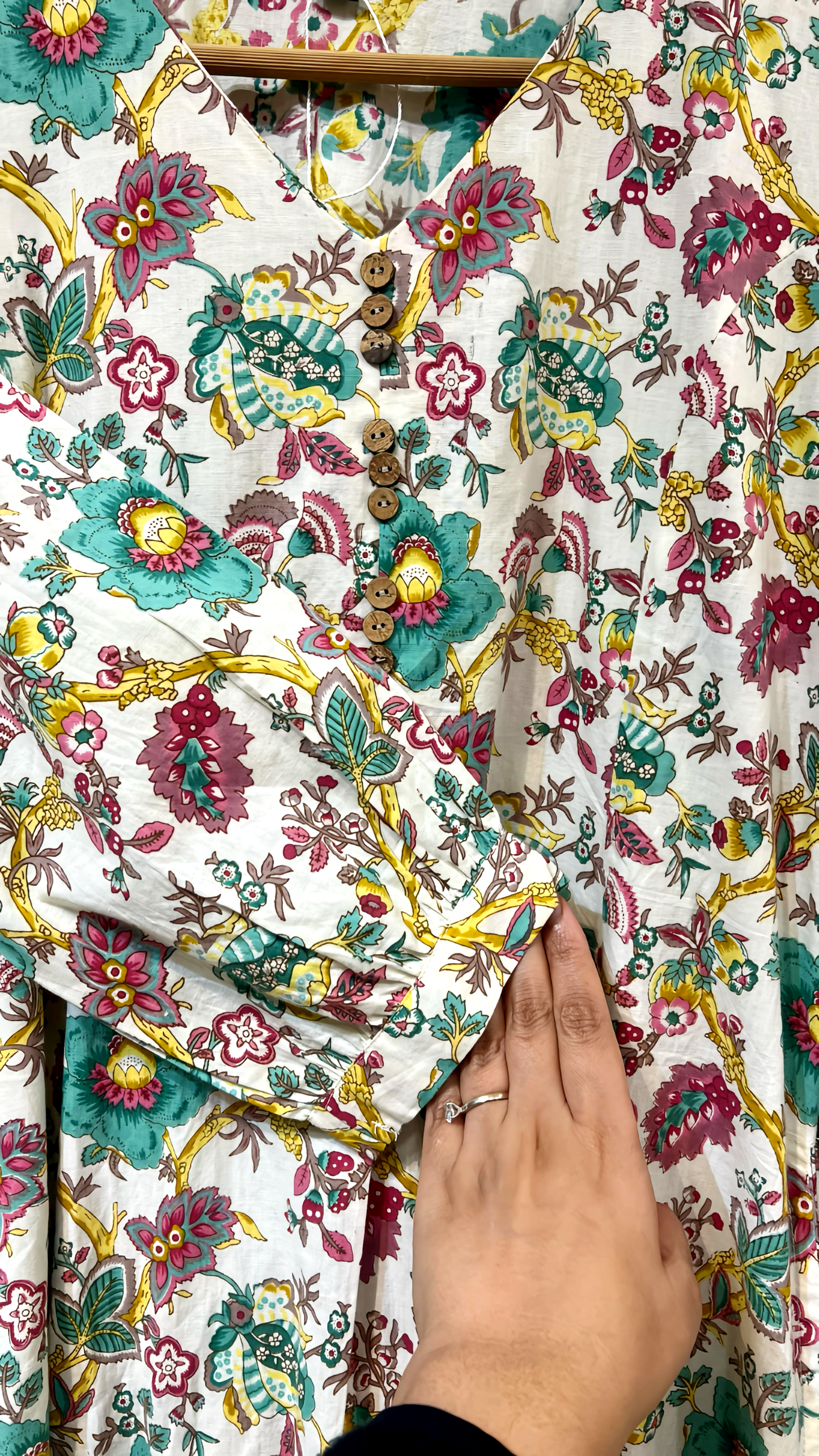 Skin Friendly Cotton A-Line Kurta Pants HOA0209