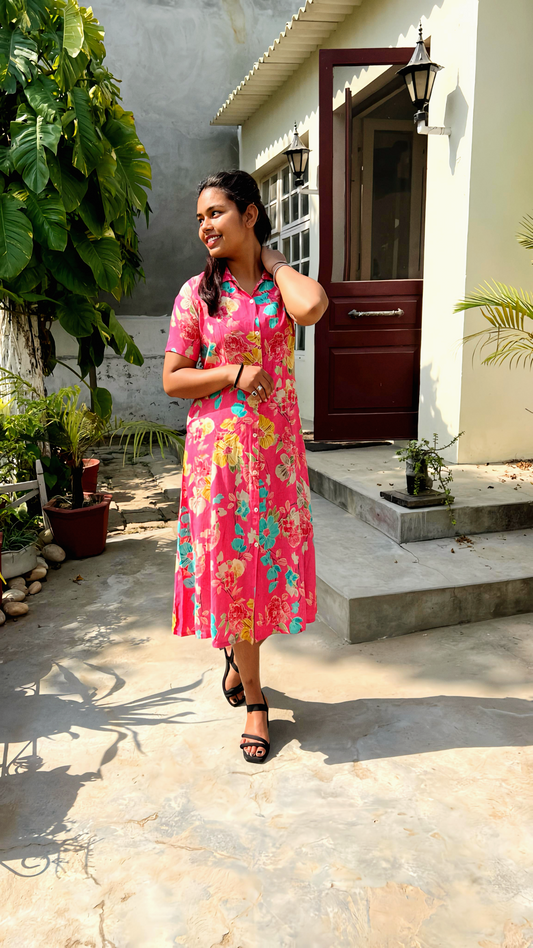 Beautiful Frock With Pockets HOA037