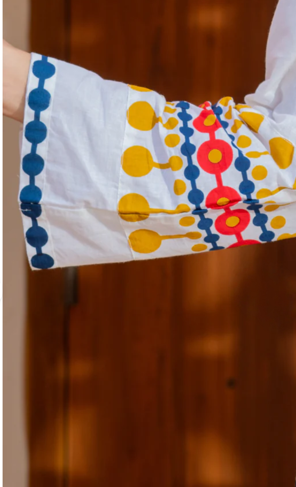 Beautiful Retro Polka Cotton Designer Outfit With Stylish Pants HOA025