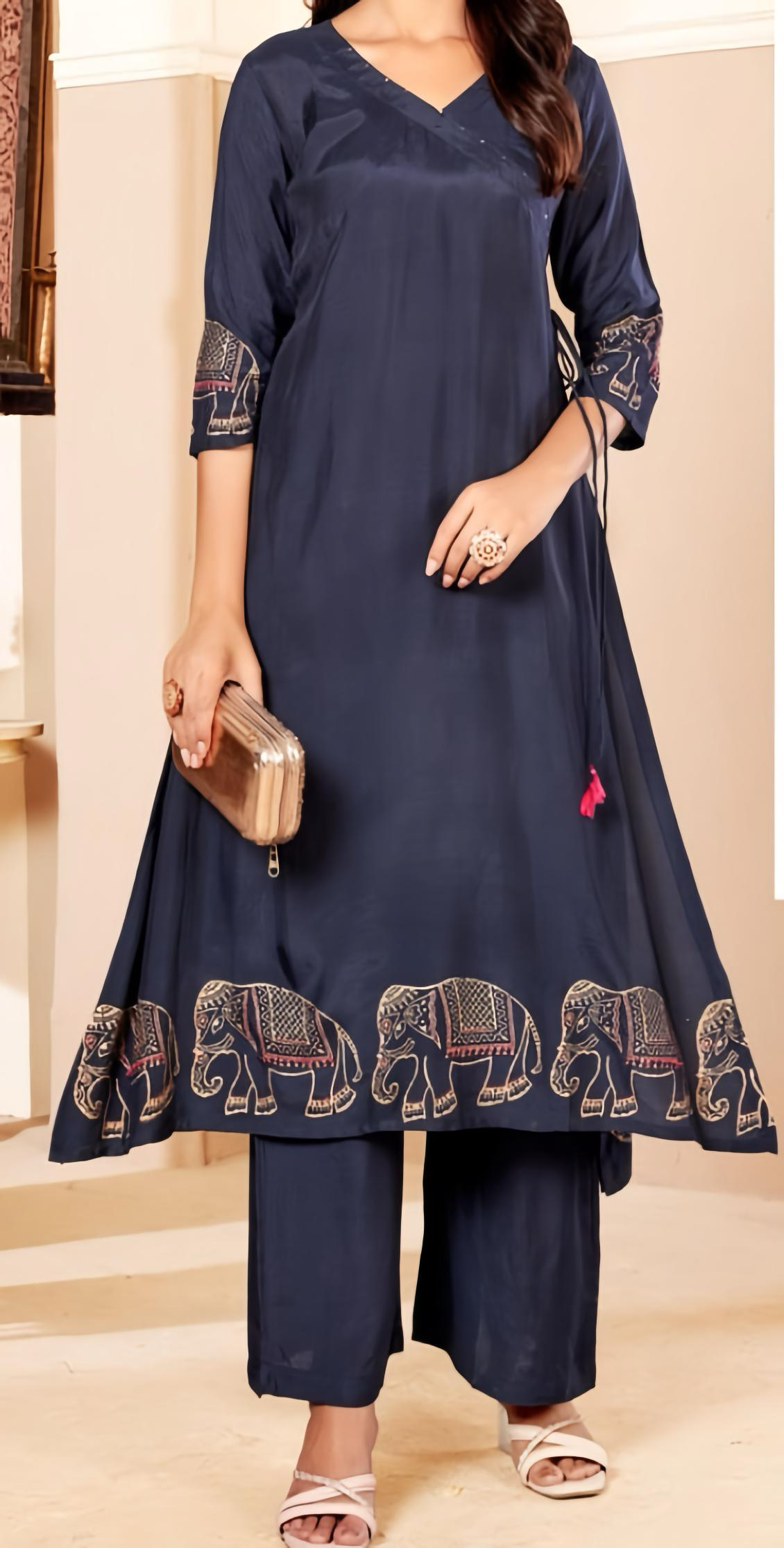 PREMIUM MUGHAL KURTA PANTS HOA068