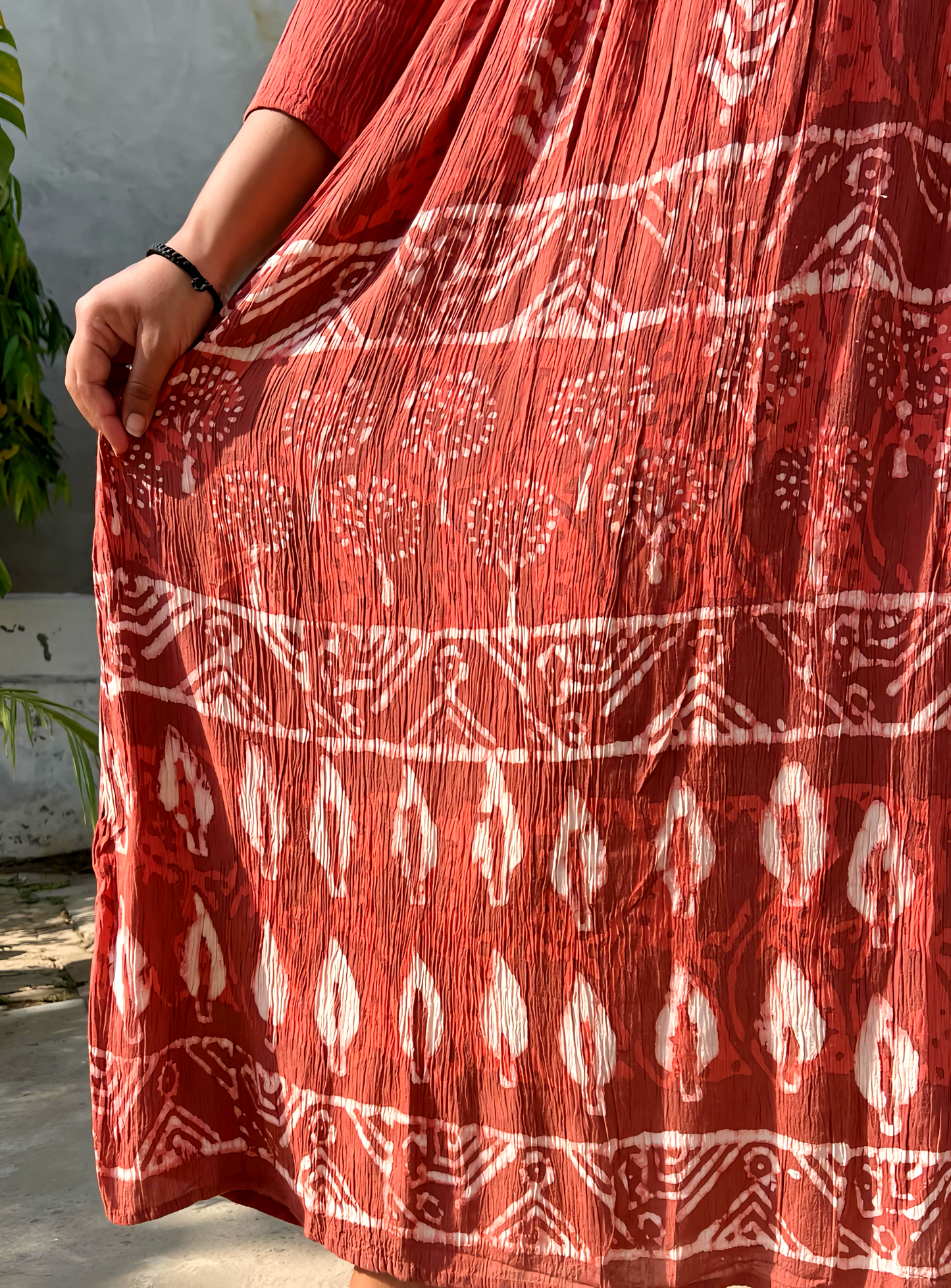 Beautiful Pattern Print Dress HOA031