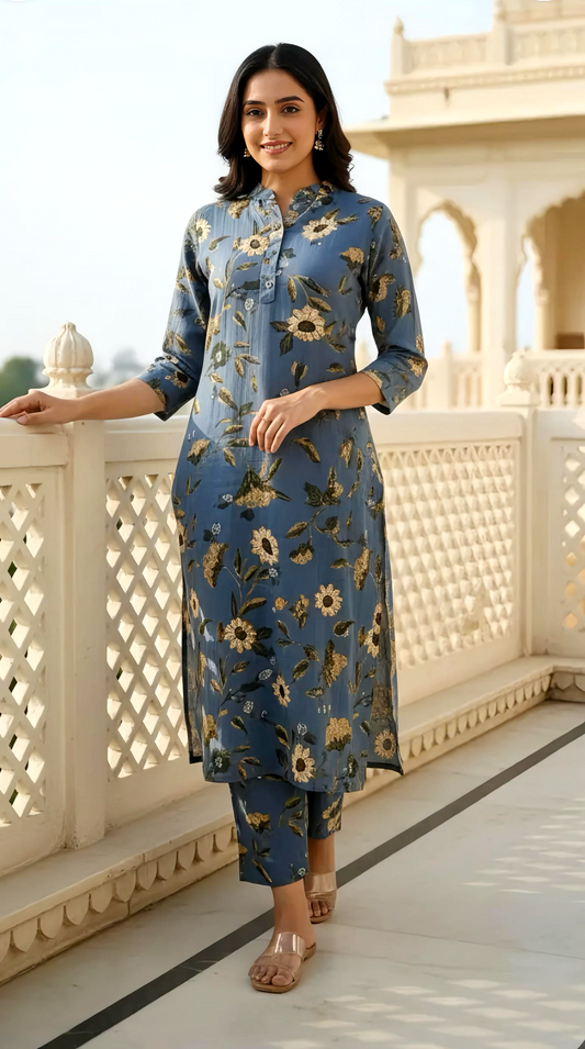MUL PLUS SIZE KURTA PANTS HOA0165