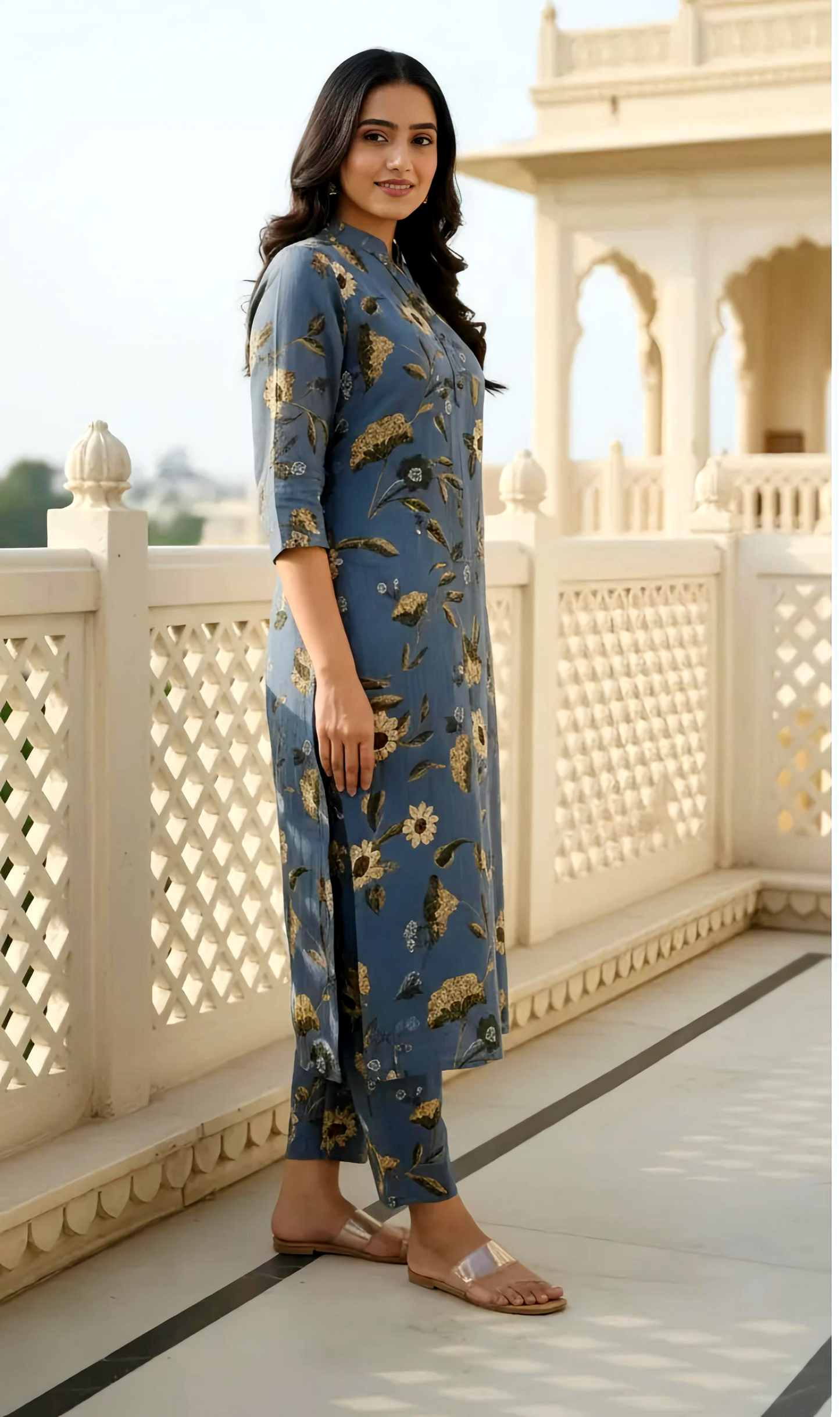 MUL PLUS SIZE KURTA PANTS HOA0165