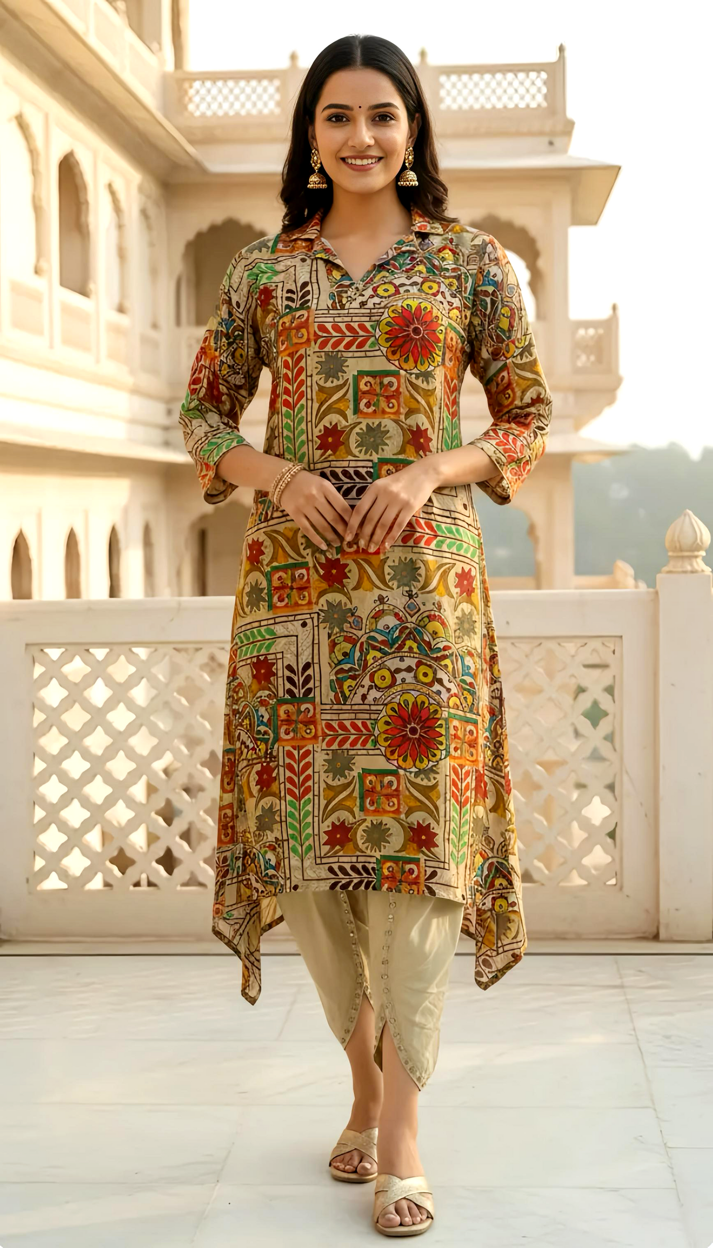 RYNA DHOTI SET HOA0180