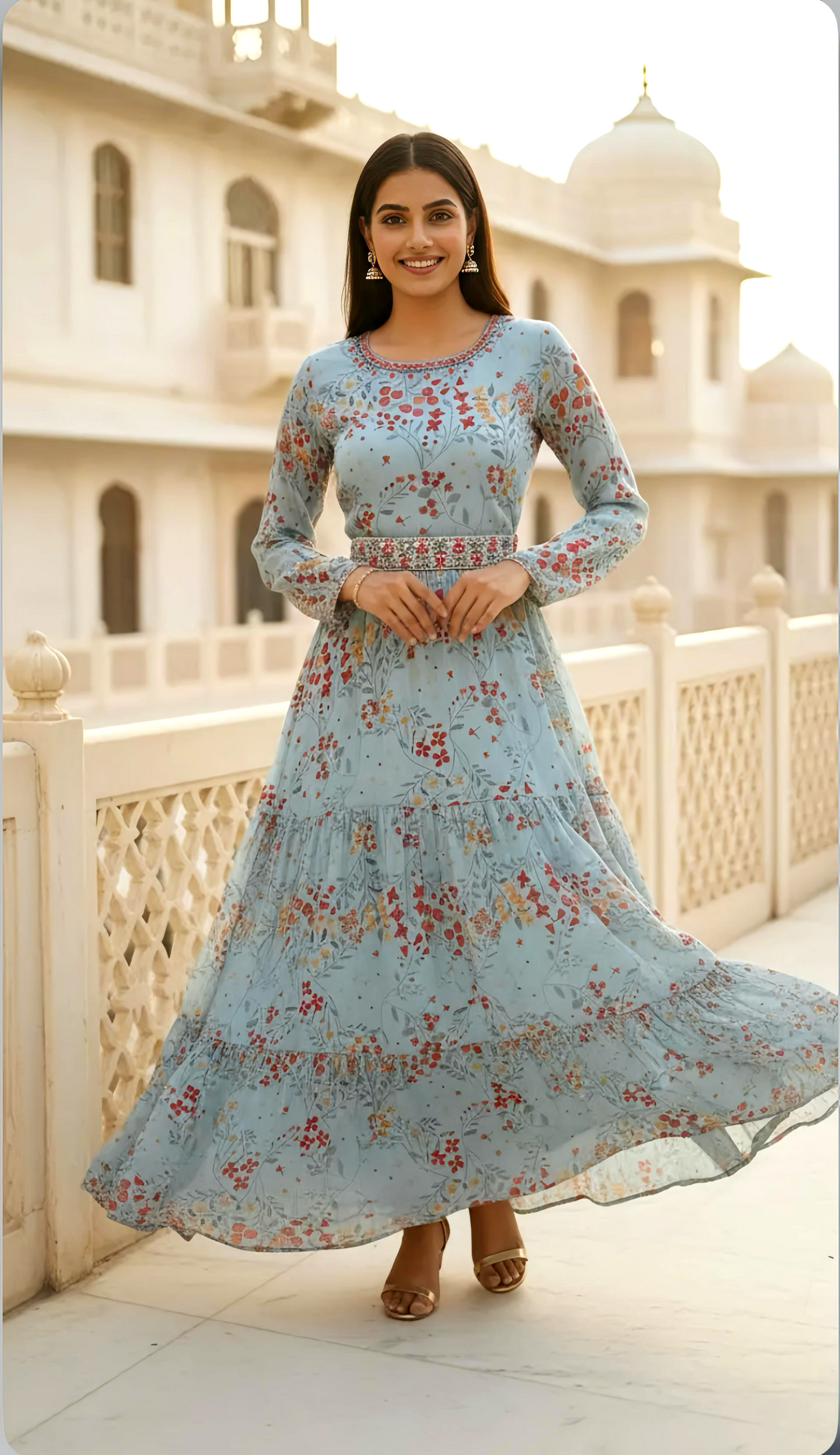 RHIMJHIM Gown  with Handwork Detailing HOA0196