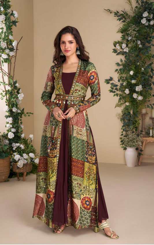 SENORITA INOWESTERN GOWN TRADITIONAL JACKETHOA085