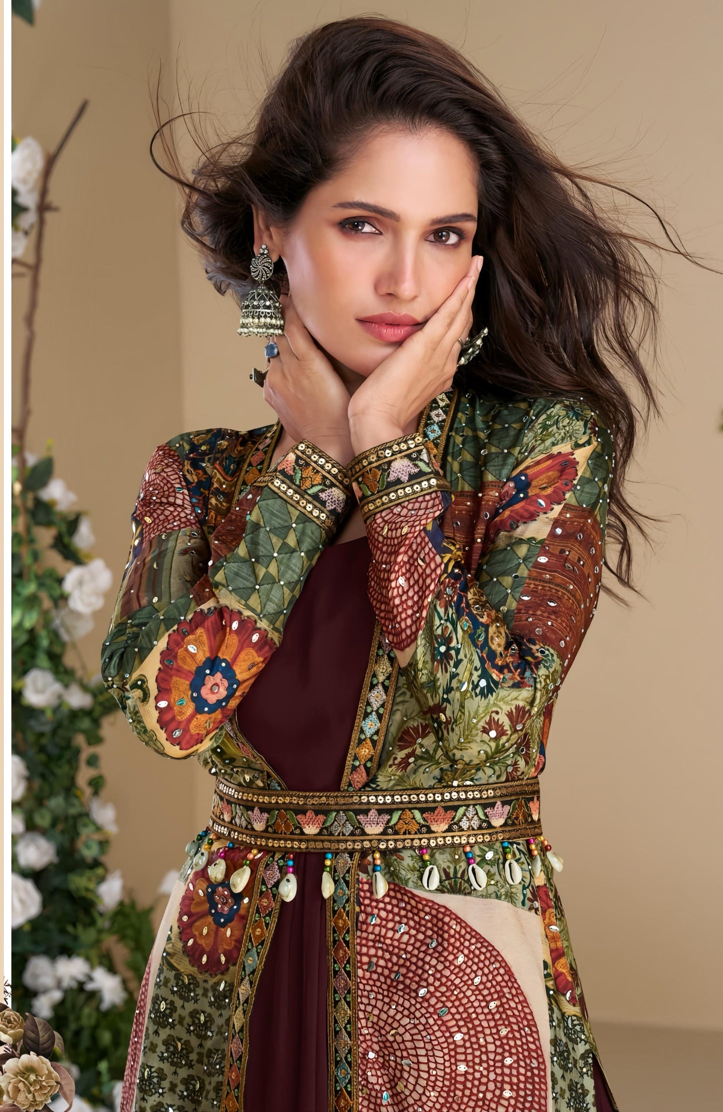 SENORITA INOWESTERN GOWN TRADITIONAL JACKETHOA085