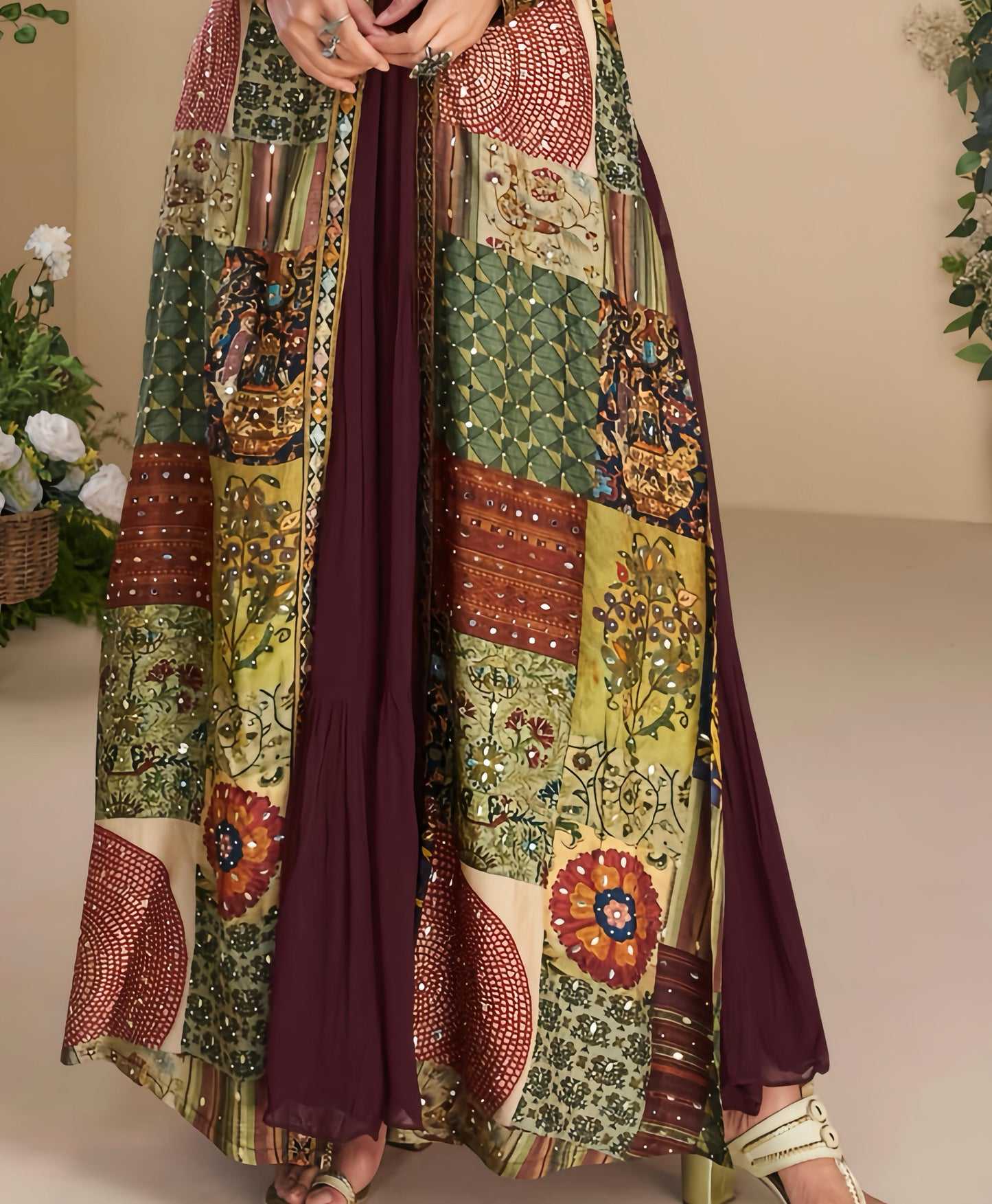 SENORITA INOWESTERN GOWN TRADITIONAL JACKETHOA085