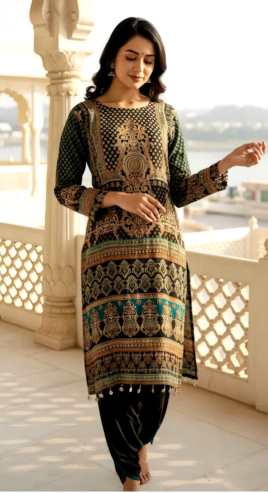 PRANSHI HANDWORK DHOTI SET two colors HOA0116