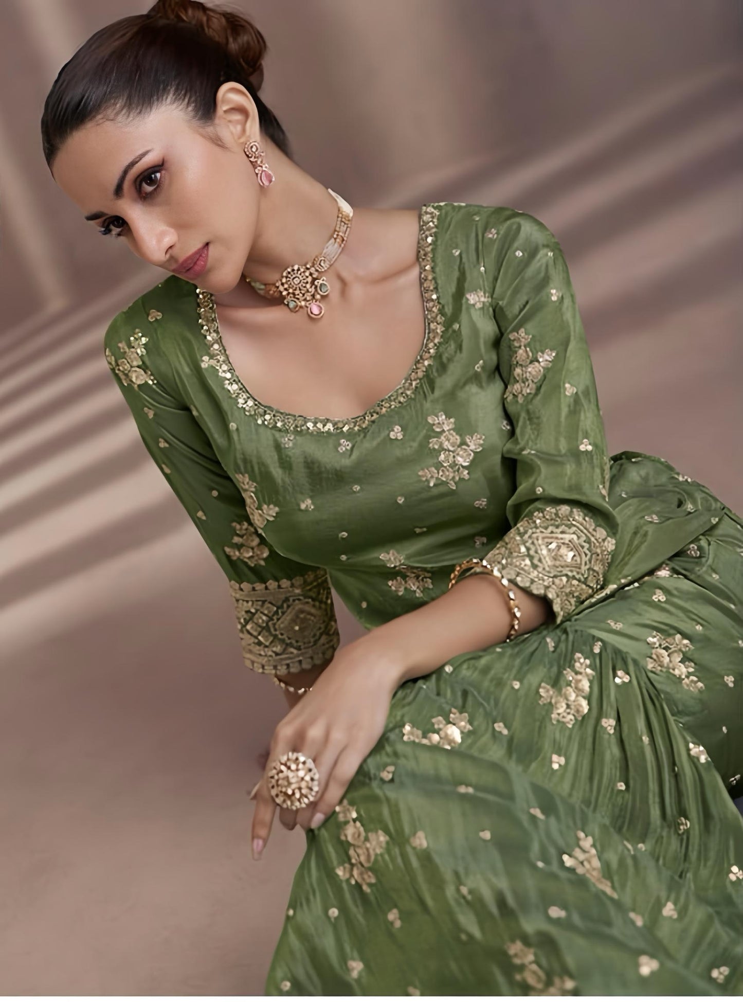 Beautiful Premium Sharara set HOA042