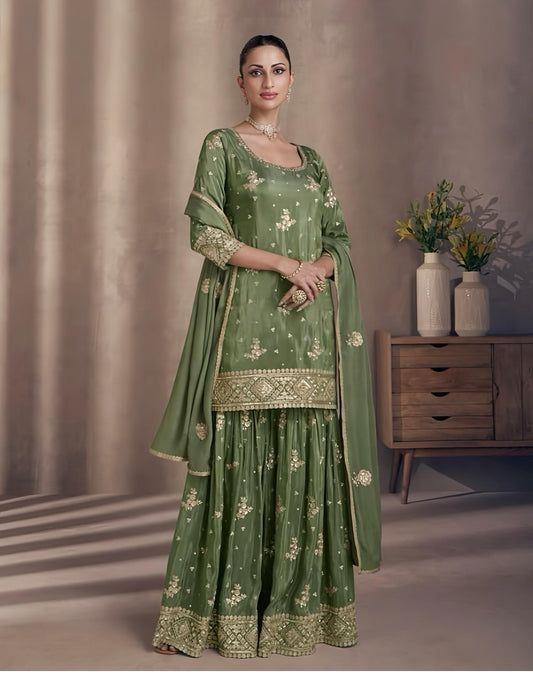Beautiful Premium Sharara set HOA042