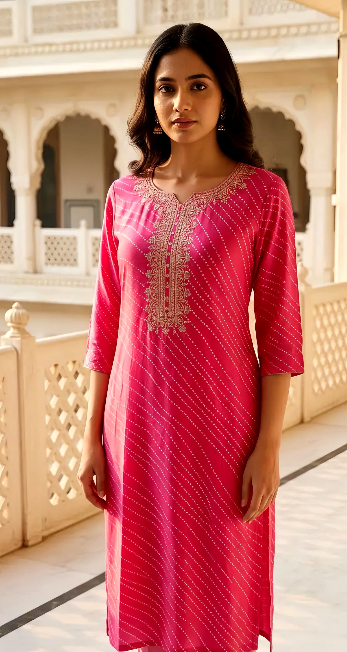 SYNA PURE SOFT MUSLIN KURTA PANTS HOA0117