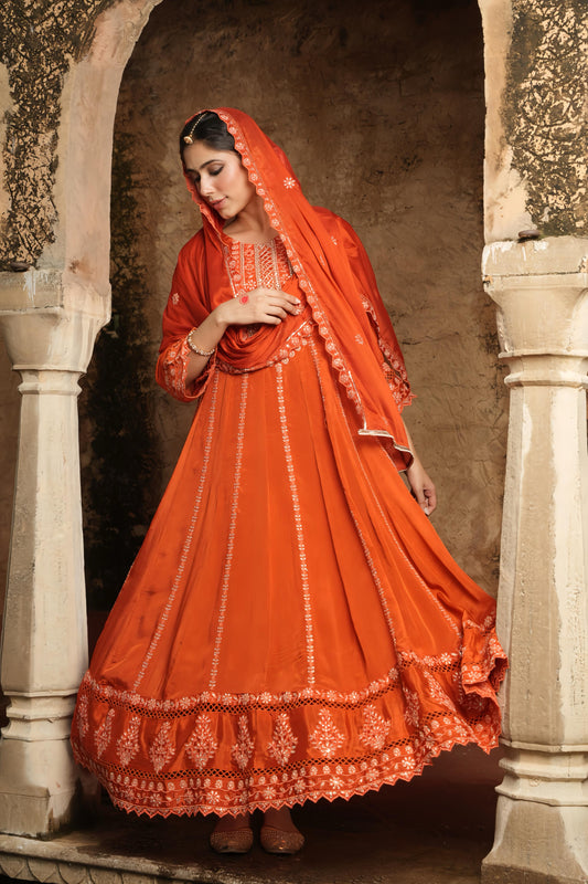 RAMYA TRADITIONAL LUXE ANARKALI HOA086