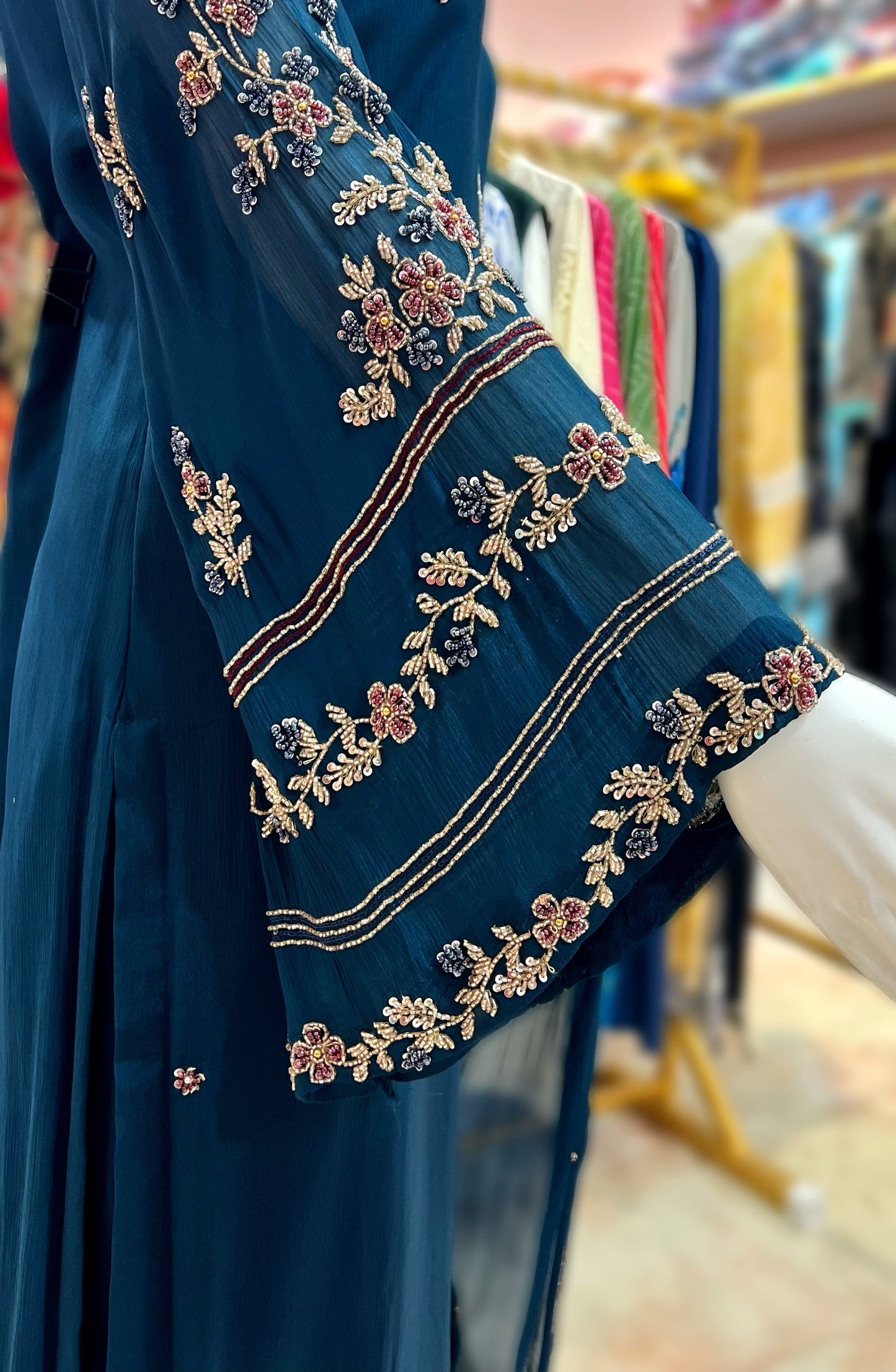 PAKISTANI BELL SLEEVES OUTFIT HOA0149