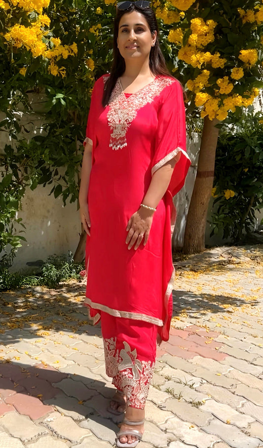 Stylish Partywear Kaftaan HOA051