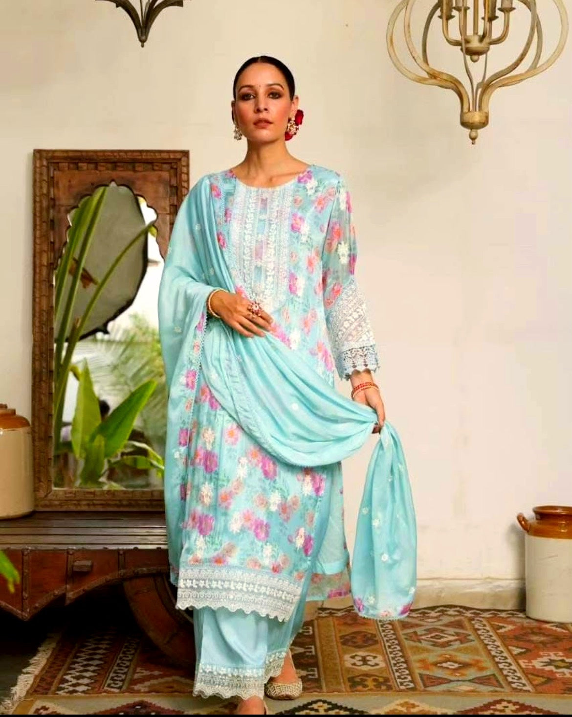 SHYNA PAKISTANI PREMIUM DUPATTA SET HOA088
