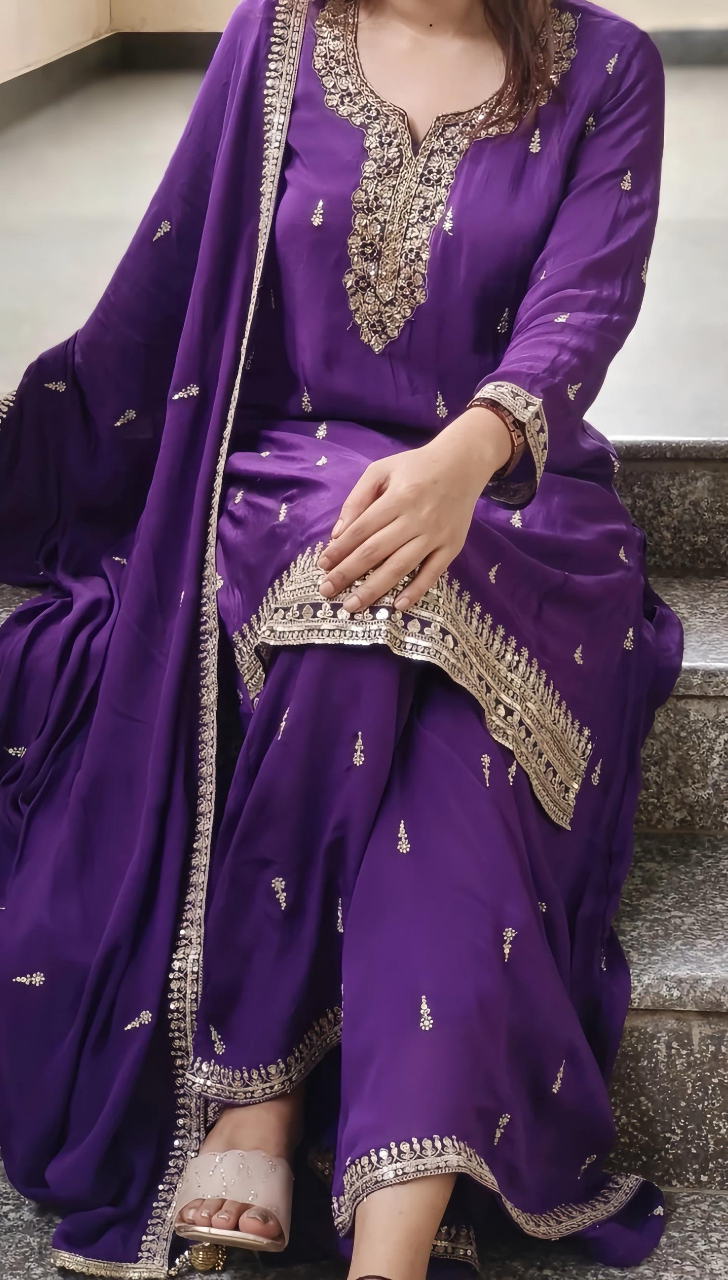 SAHIBA SHARARA SET MAHARANI SET HOA0108
