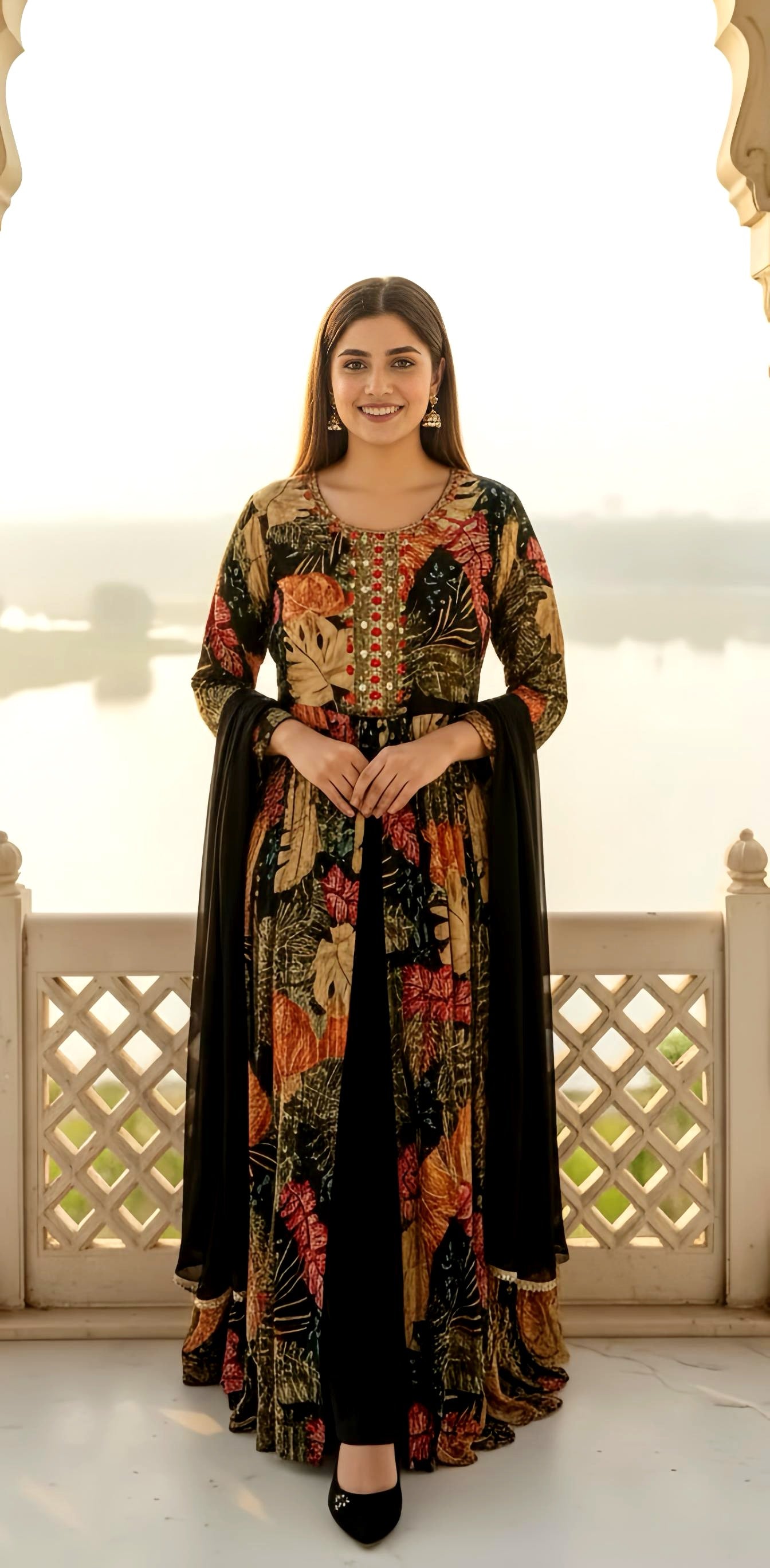 NIARA SMART HAND EMBROIDERY OUTFIT HOA0145