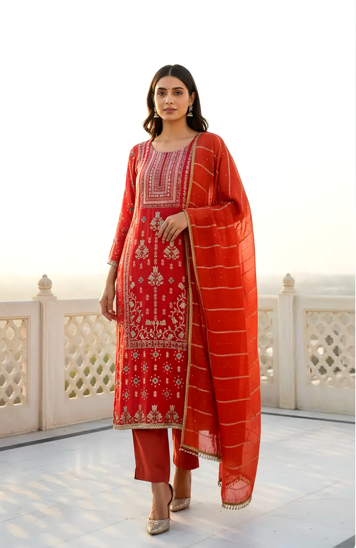 SOFT BROCADE SILK HOA0125