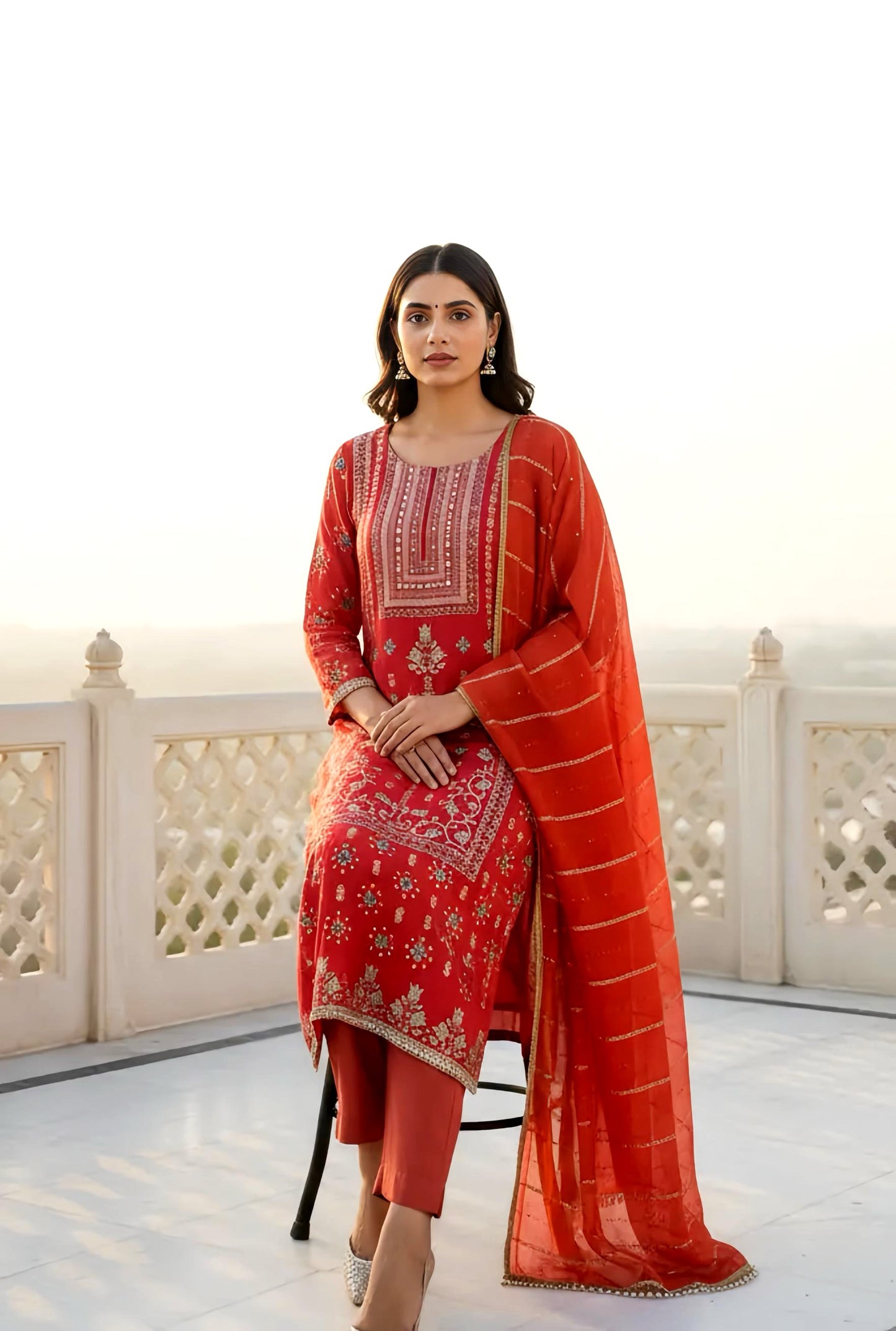 SOFT BROCADE SILK HOA0125