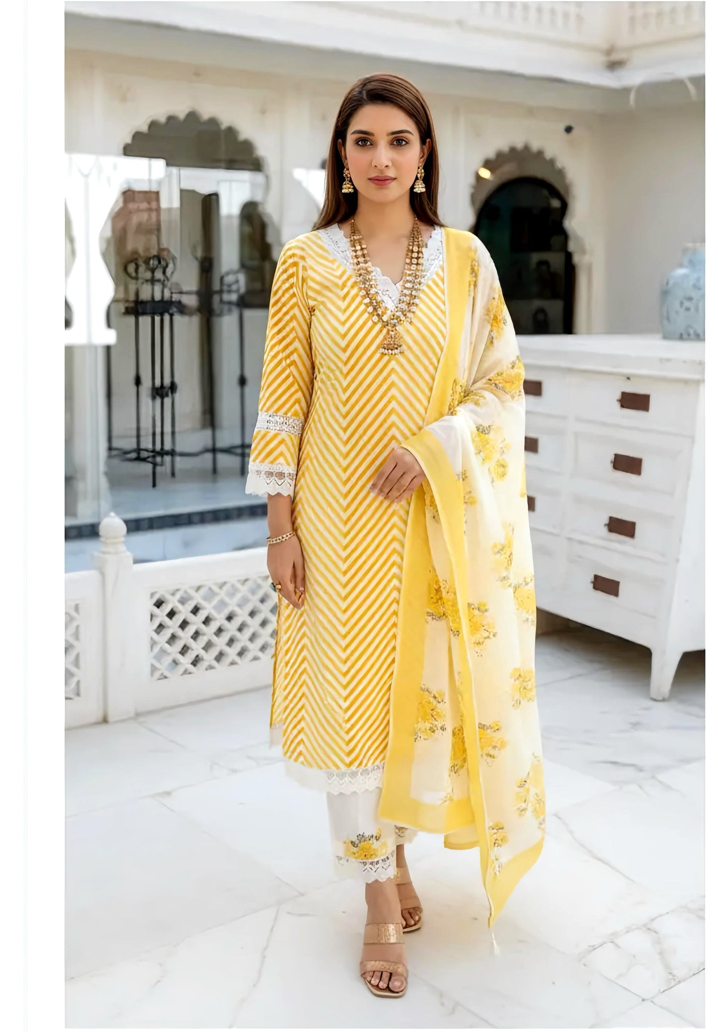 NUSRAT E ISHQ MUL COTTON FULL SUIT HOA0137