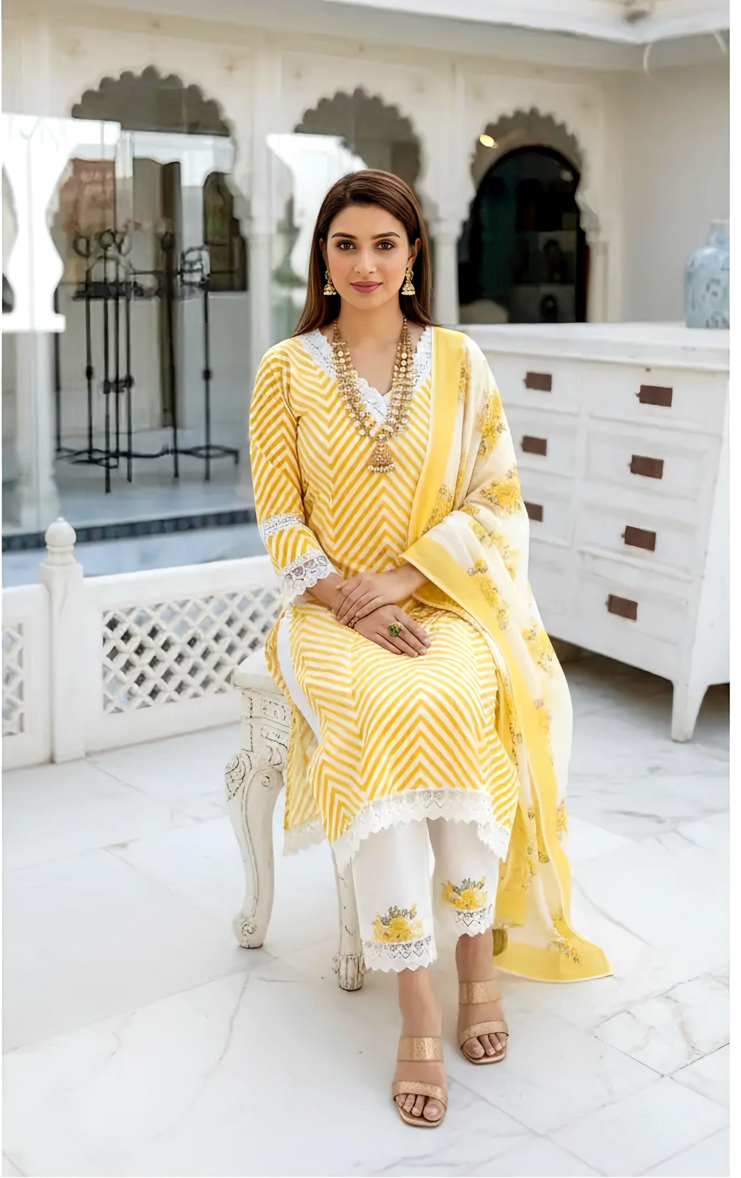 NUSRAT E ISHQ MUL COTTON FULL SUIT HOA0137