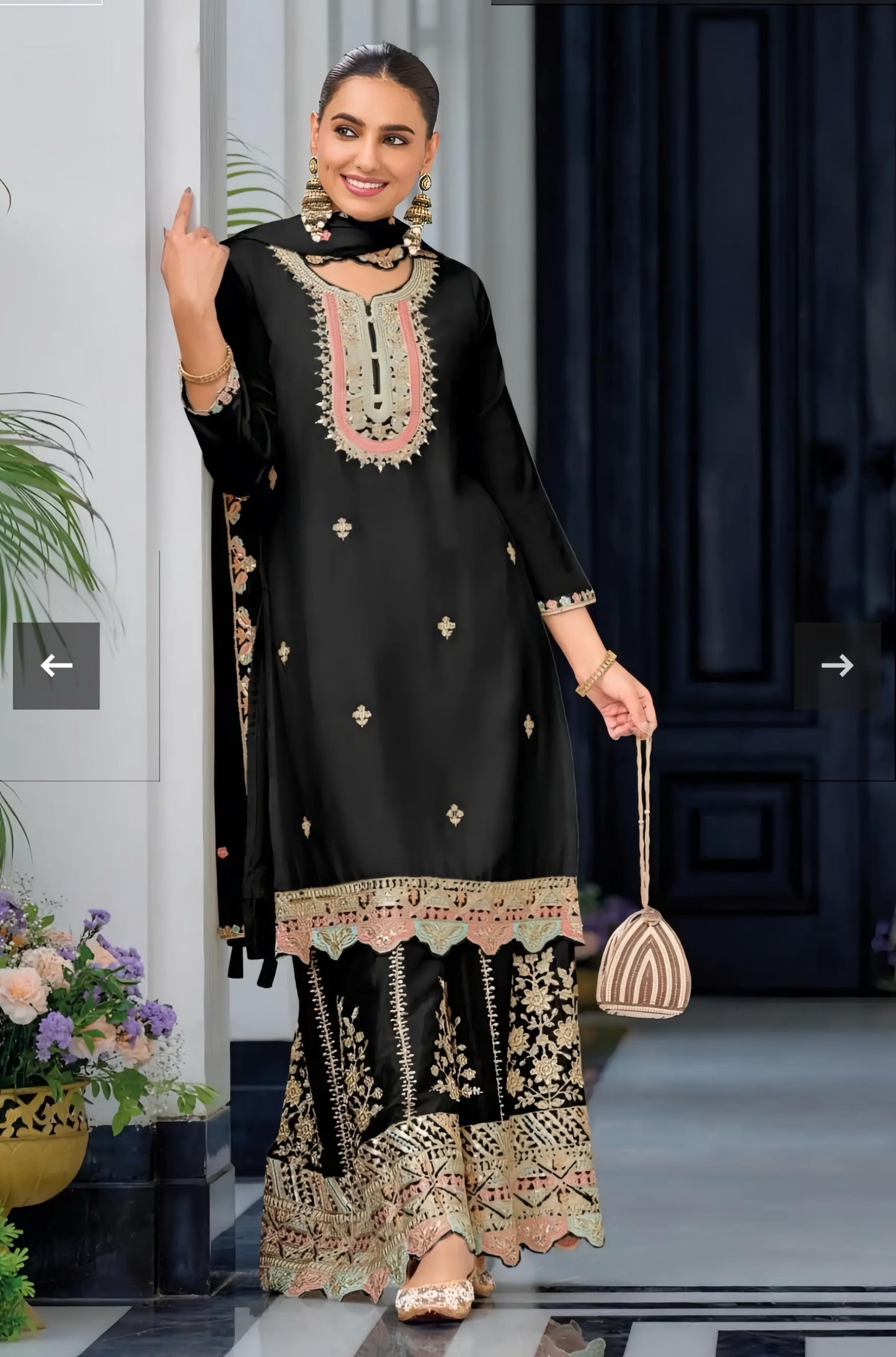 PUNJABI  DESIGNER OUTFIT HOA079