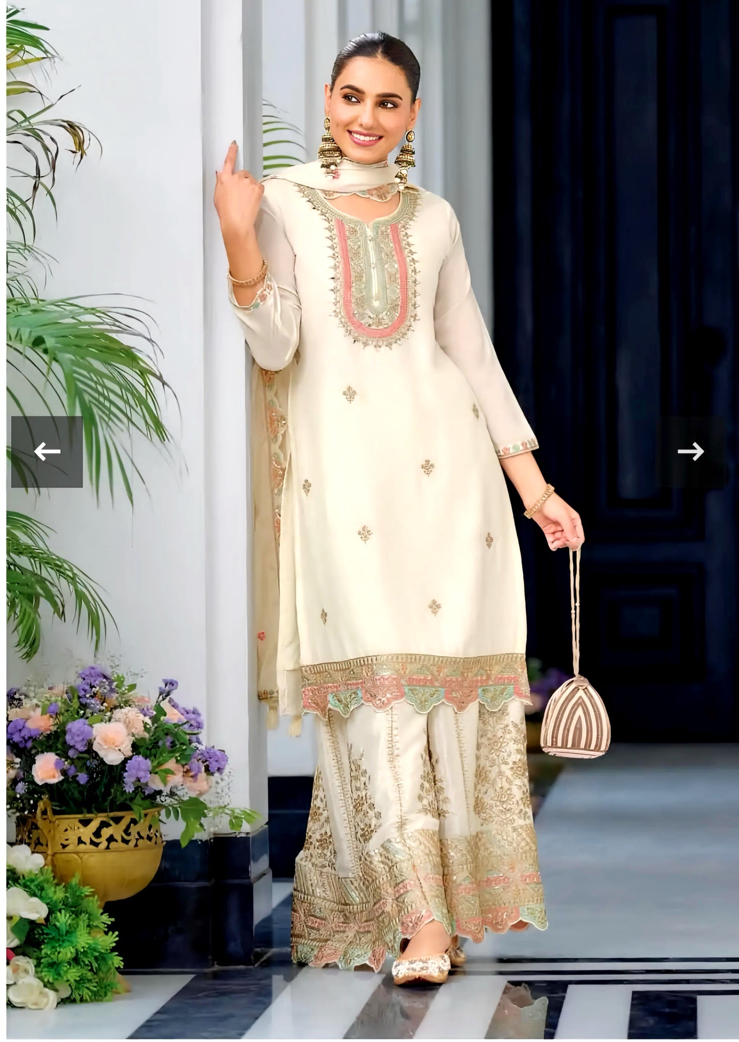 PUNJABI  DESIGNER OUTFIT HOA079